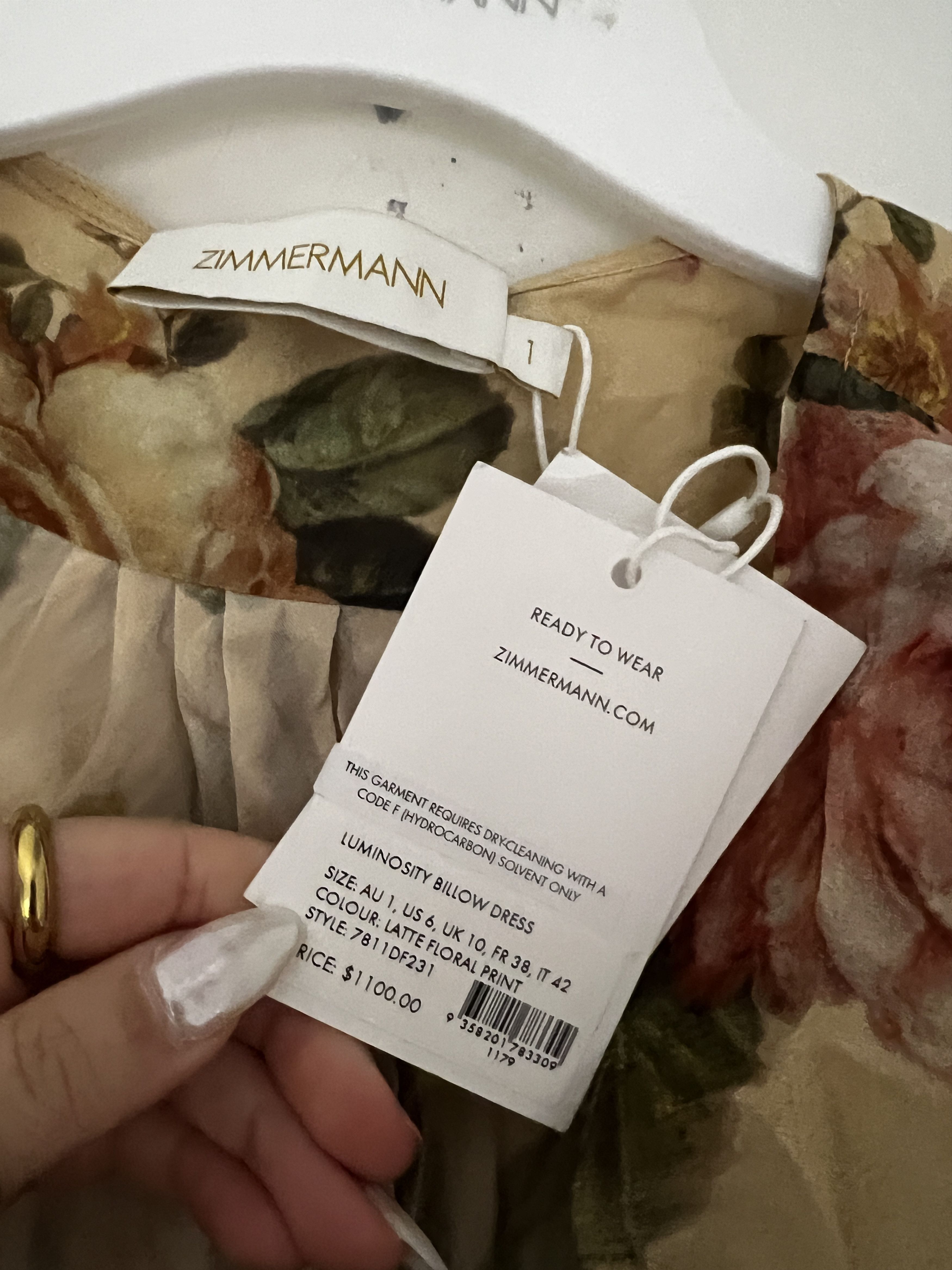 Zimmermann Luminosity Billow Dress Size M / US 6-8 / IT 42-44 - 7 Thumbnail