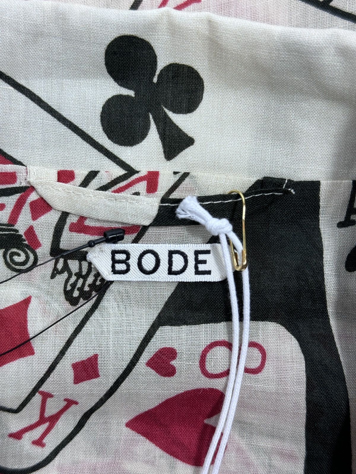 Bode ACE OF SPADES PRINT VOILE SHIRT Size US XXL / EU 58 / 5 - 3 Thumbnail