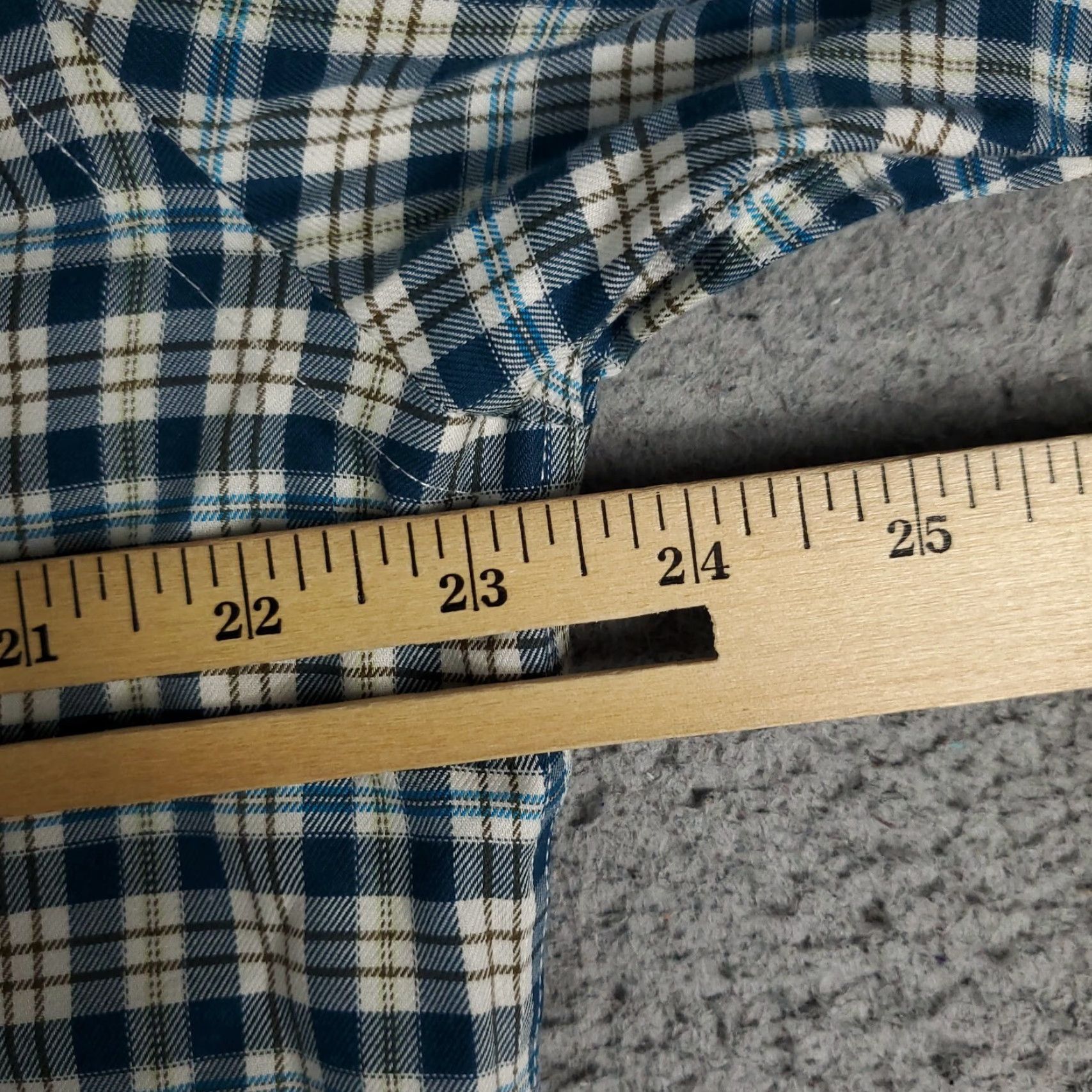 UNTUCKit UNTUCKit Shirt Mens L Teal Blue Plaid Button-Up Long Sleeve Casual Business Formal Workwear Size US L / EU 52-54 / 3 - 5 Thumbnail