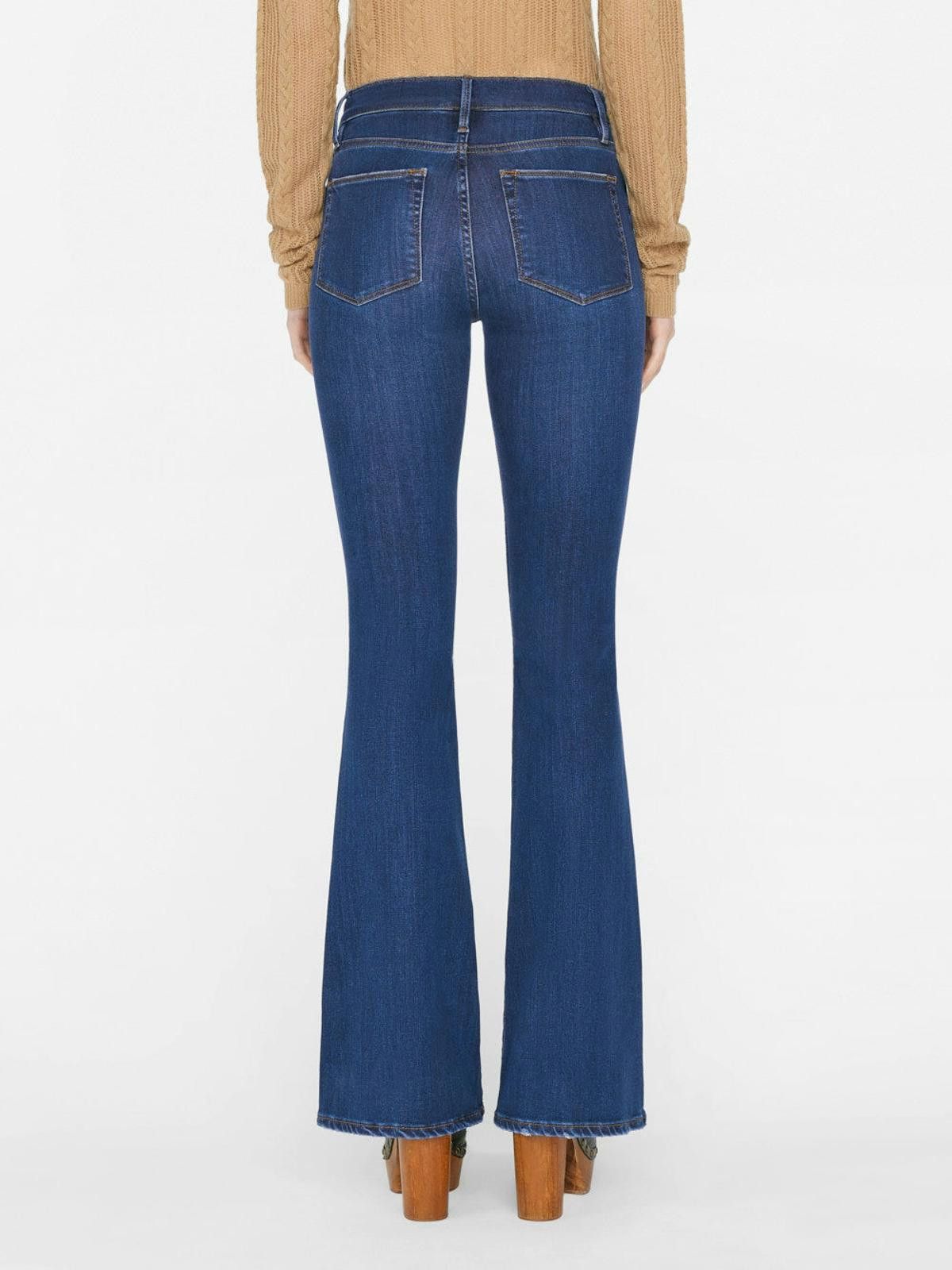 Frame NWOT Frame Denim Le High Flare Jeans Blue Deadstock DS - 33 Size 33" - 2 Thumbnail