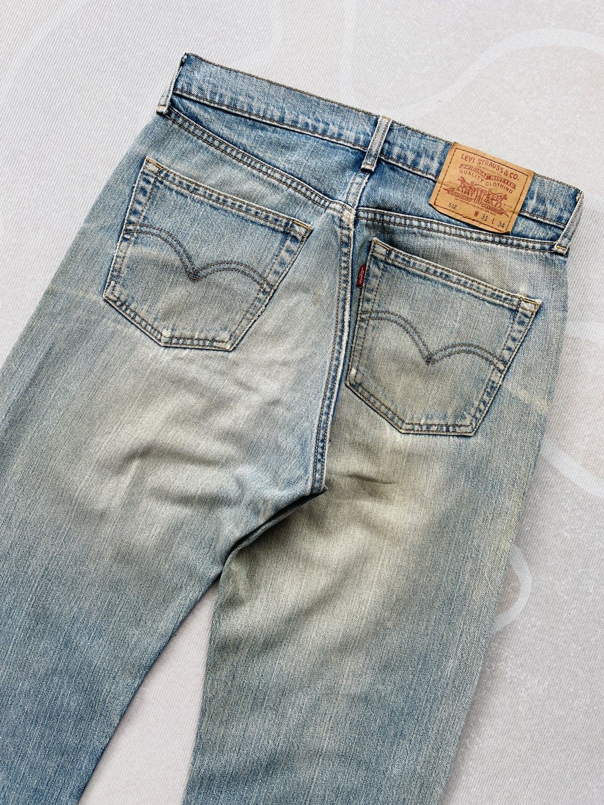 Levi's × Vintage Levis 512 Distressed Jeans (P68) Size US 30 / EU 46 - 7 Thumbnail
