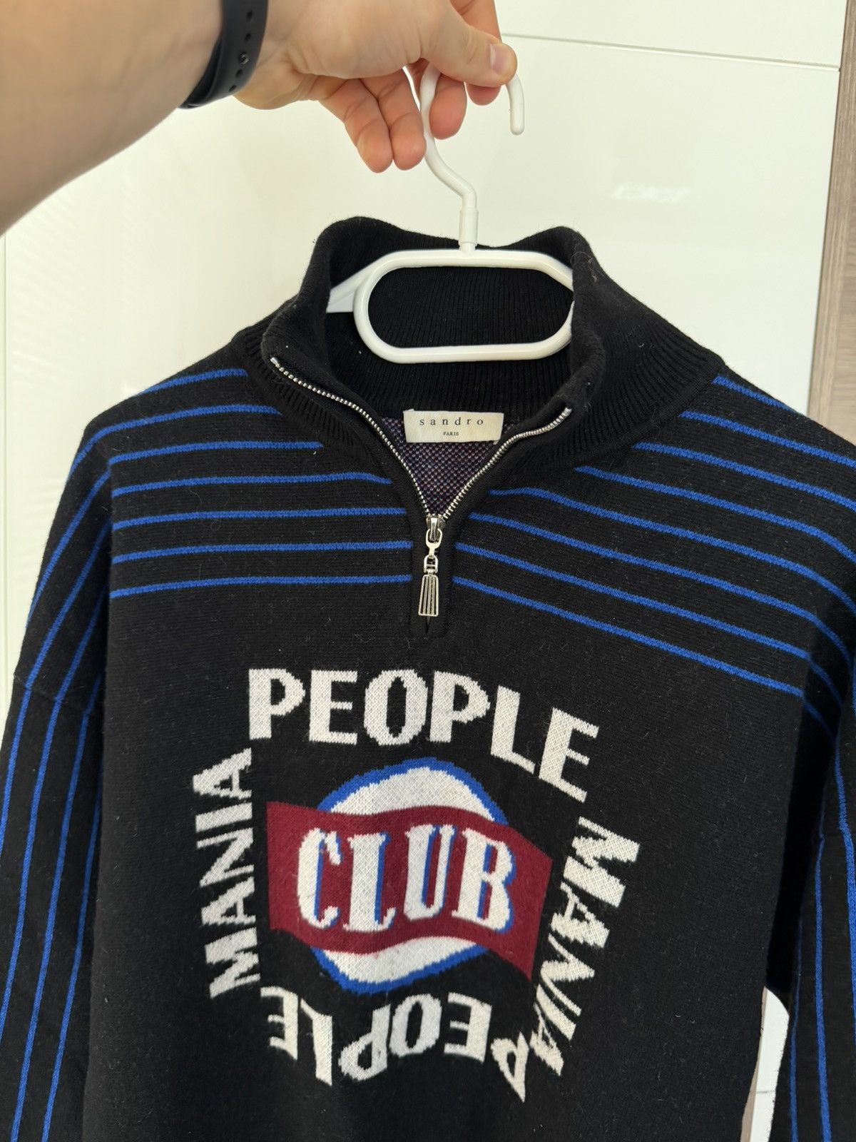 Sandro Sandro Paris Mania Graphic Sweter Size US M / EU 48-50 / 2 - 7 Thumbnail