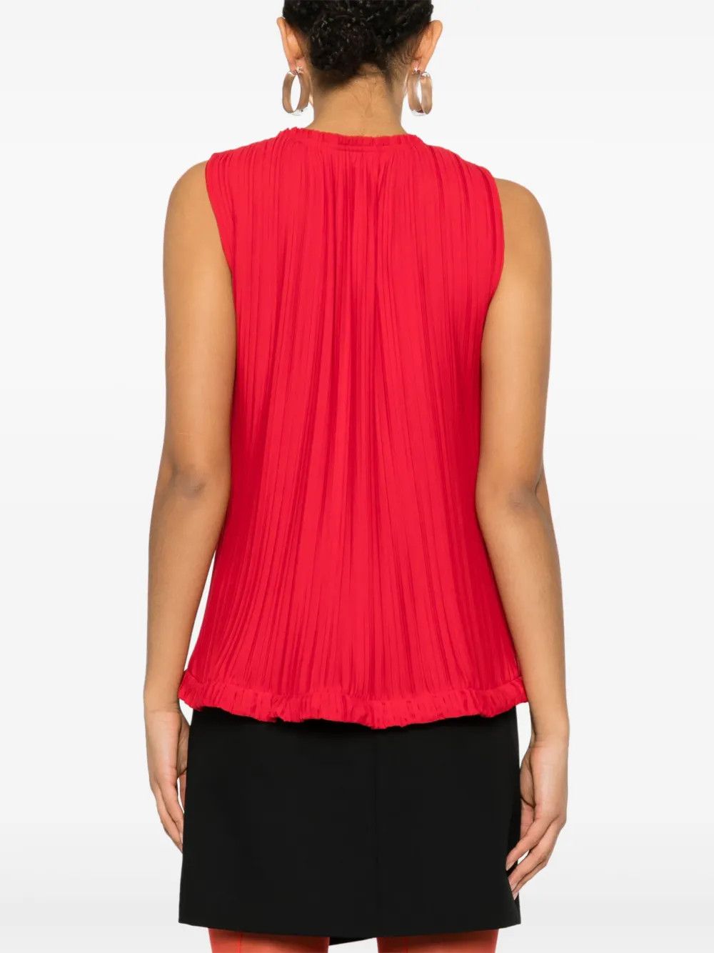 Lanvin o1y0326 Blouse in Red Size S / US 4 / IT 40 - 4 Thumbnail