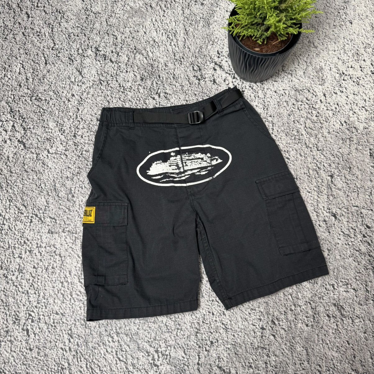 Corteiz Corteiz HMP Raw Hem shorts heather grey medium | Grailed