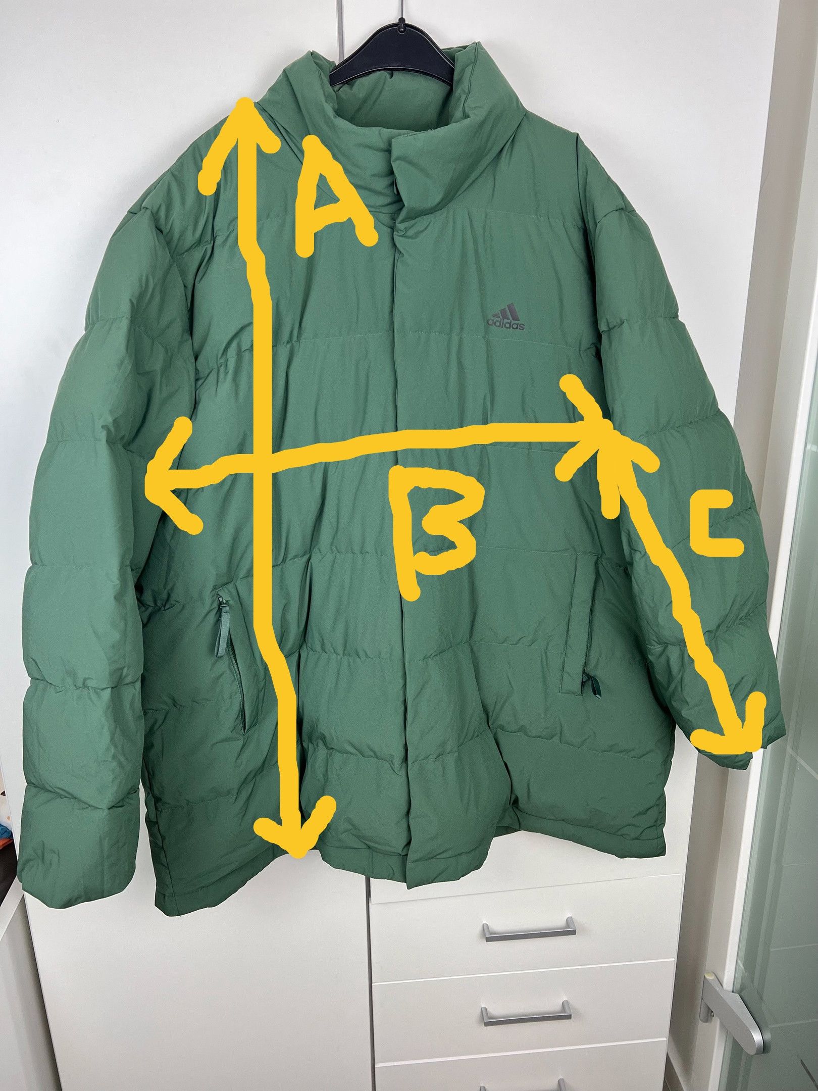 Adidas adidas hg6282 Helionic mid-length down jacket XXXL Size US XXL / EU 58 / 5 - 3 Thumbnail