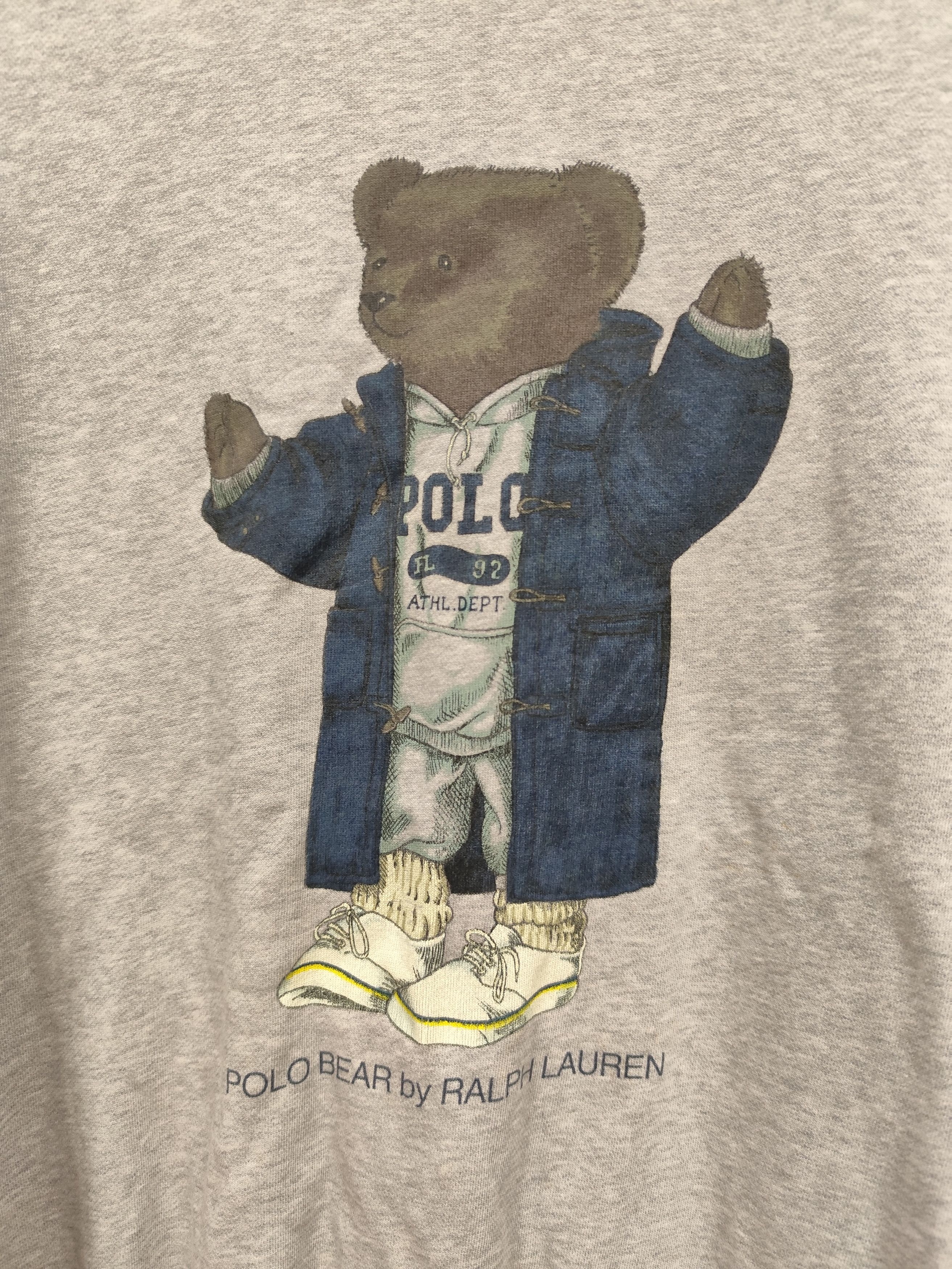 Polo Ralph Lauren Vintage 90s sweatshirt polo bear by ralph lauren Size US M / EU 48-50 / 2 - 2 Thumbnail