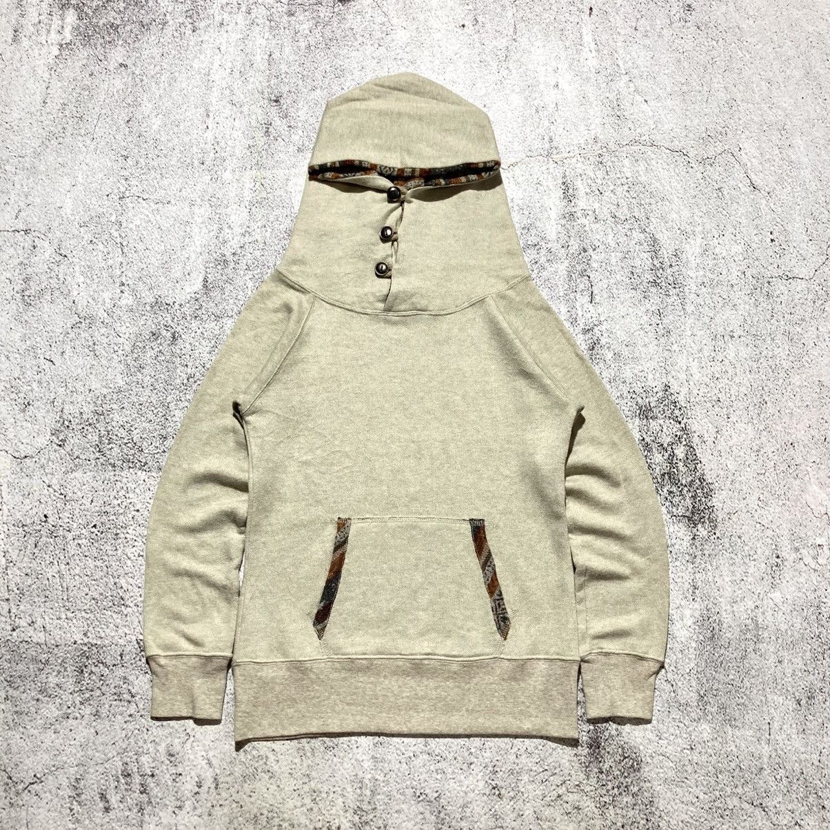 Japanese Brand 2000s Back Number Unique Pullover Hoodie Cream Kapital Style Size US S / EU 44-46 / 1 - 1 Thumbnail