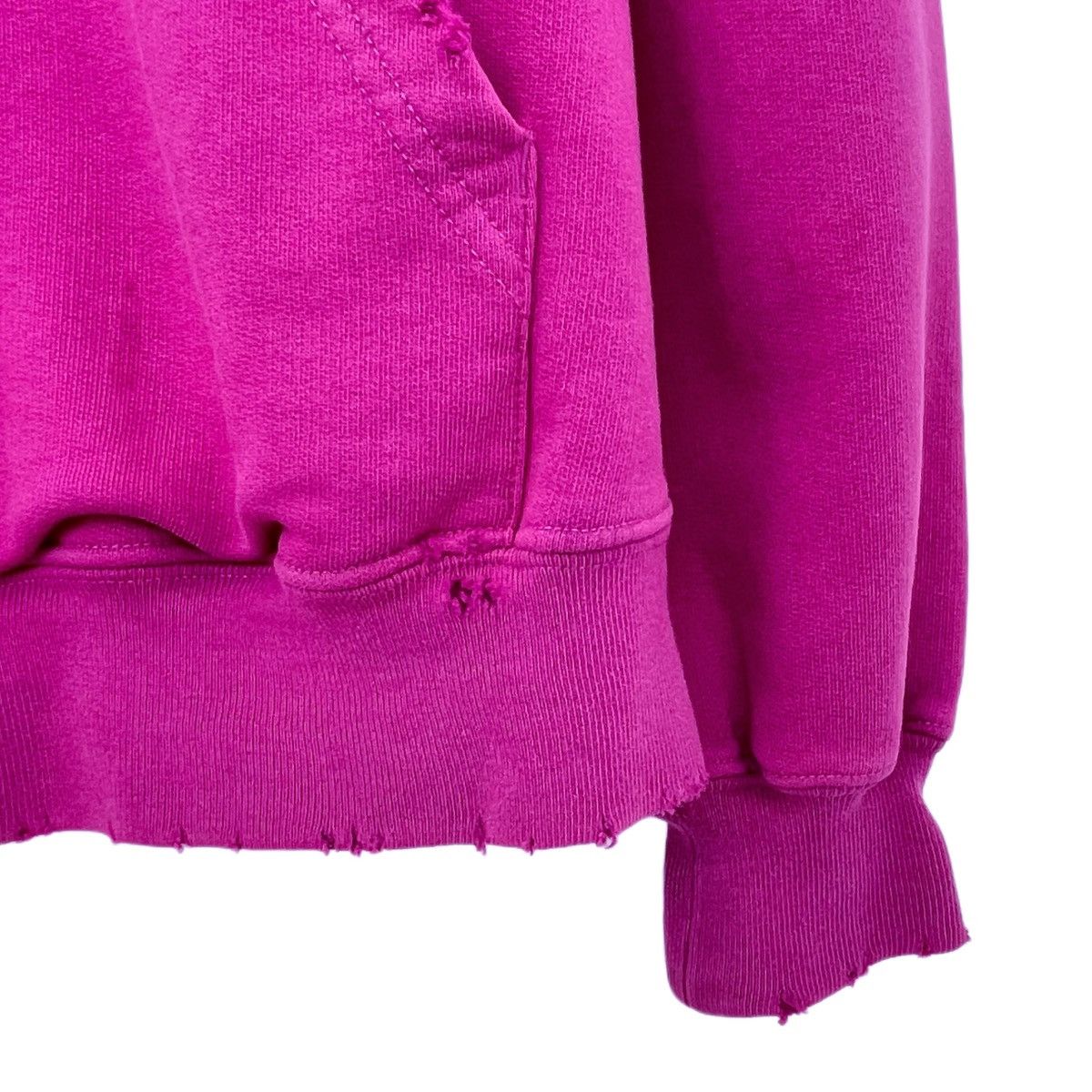 Balenciaga Balenciaga Logo Embroidered Hoodie Women's Rose Red K26WX Size L / US 10 / IT 46 - 5 Thumbnail