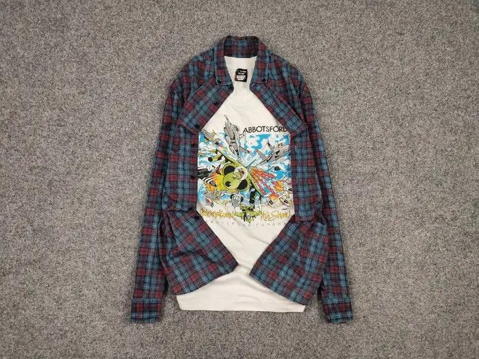 Flannel Vintage Flannel Shirt Travis Scott Style Y2K Style Size US M / EU 48-50 / 2 - 1 Thumbnail