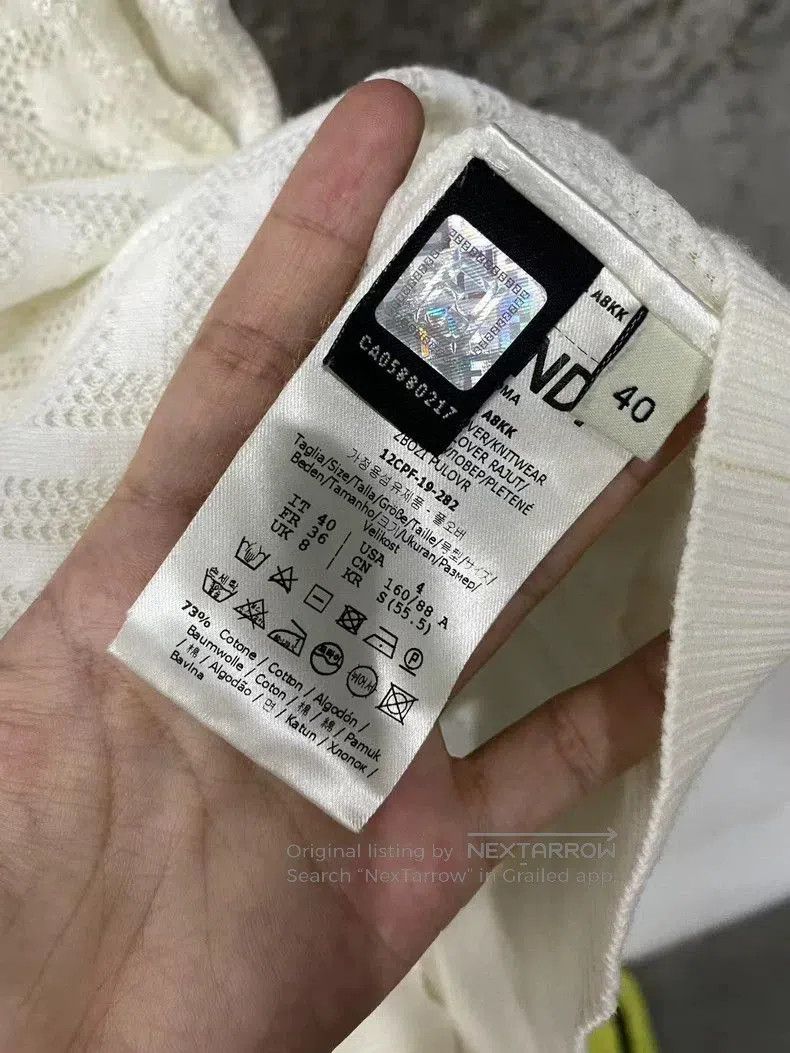 Fendi Fendi Monogram Long Sleeve Top . Size US M / EU 48-50 / 2 - 5 Thumbnail