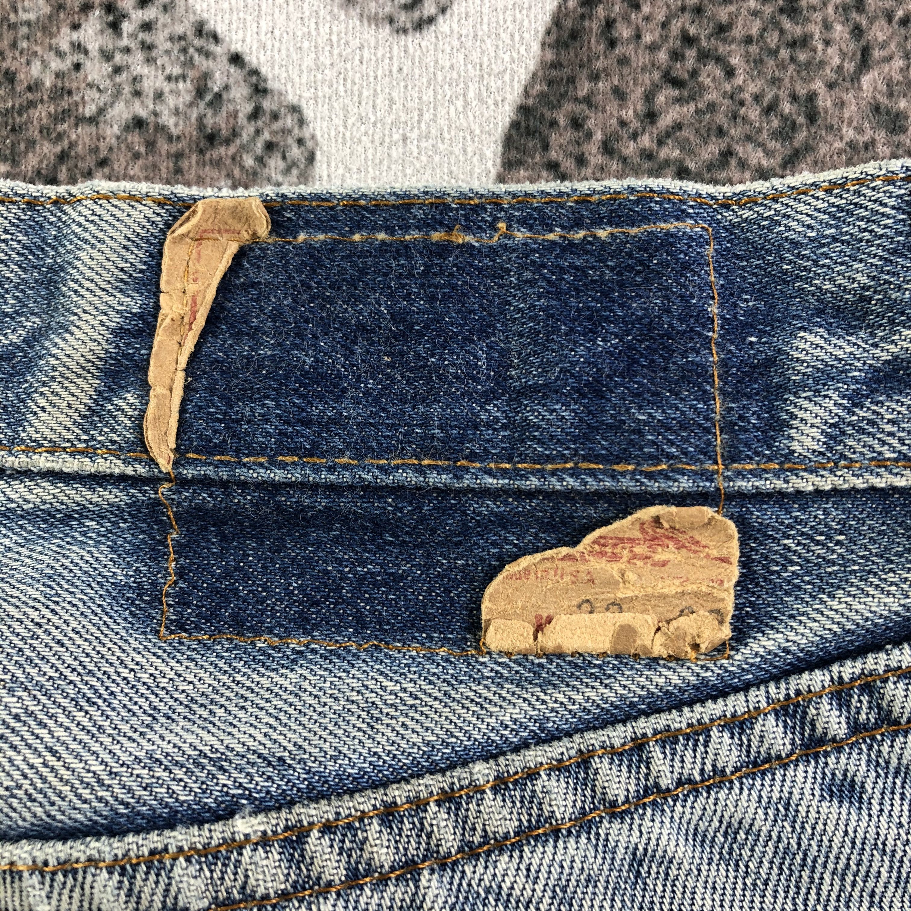 Levi's Vintage Levis 501 Jeans Faded Blue Denim KJ2300 Size US 31 - 5 Thumbnail