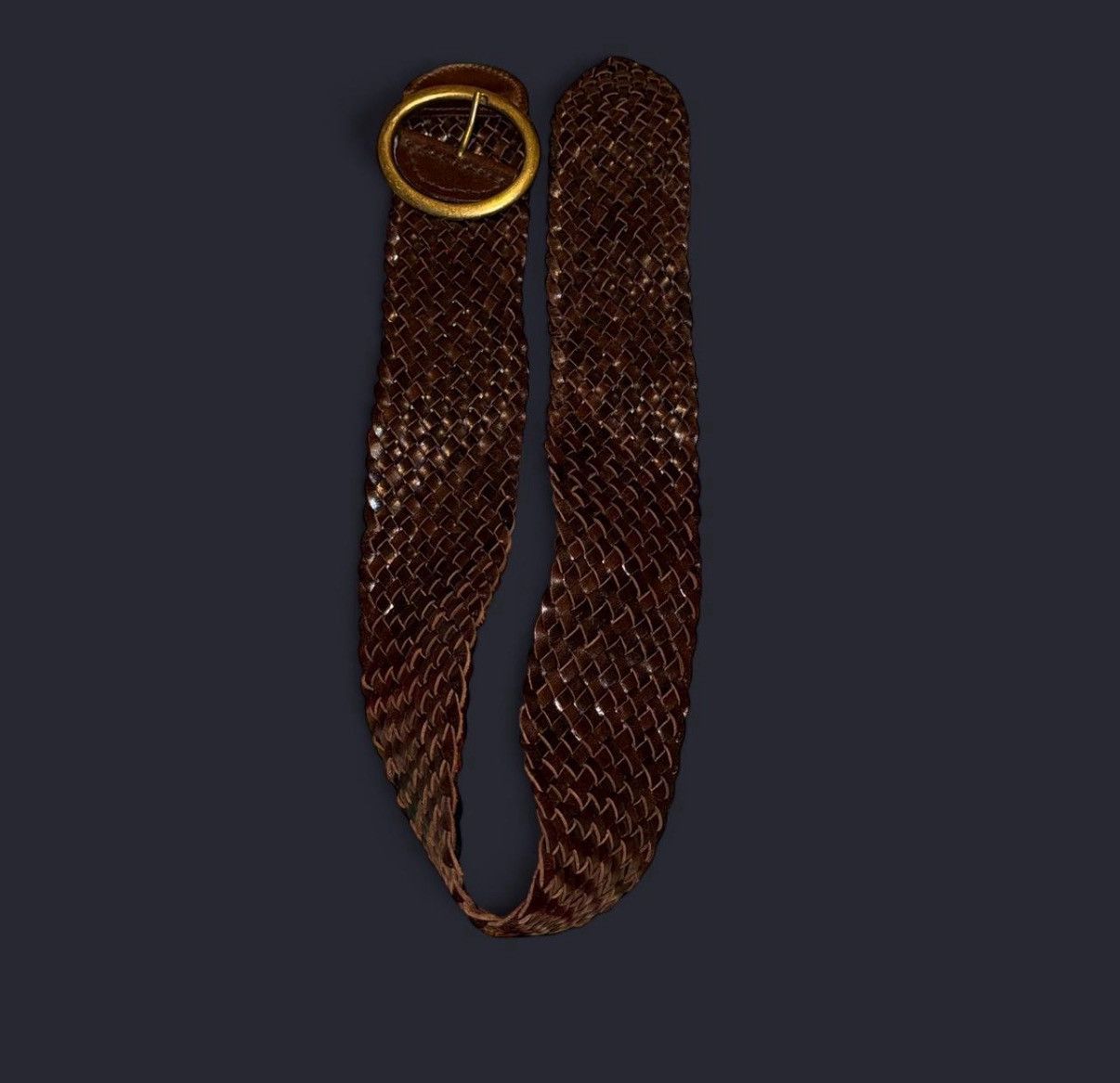 Jessica Simpson Jessica Simpson Brown braided - genuine - leather belt Size ONE SIZE - 3 Thumbnail