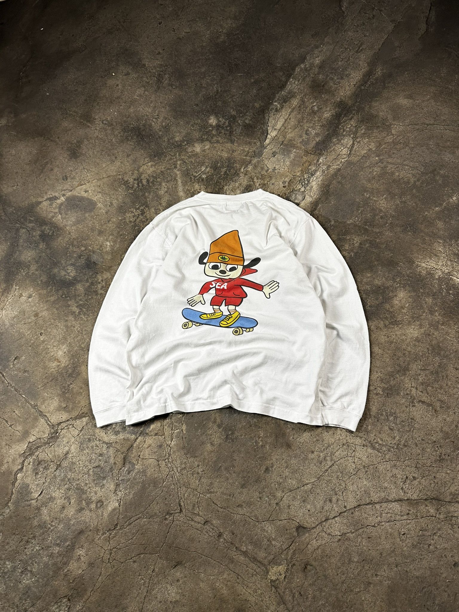 Japanese Brand Wind and Sea x Parappa Japanese Streetwear Longsleeve Size US M / EU 48-50 / 2 - 1 Thumbnail