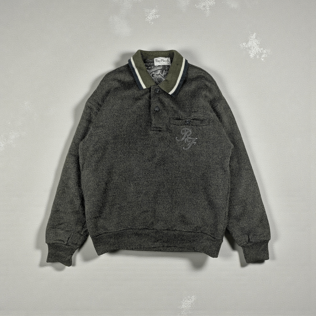 Japanese Brand Vintage 90's RAY FLOYD Wool Jumper Sweatshirt Size US M / EU 48-50 / 2 - 2 Thumbnail