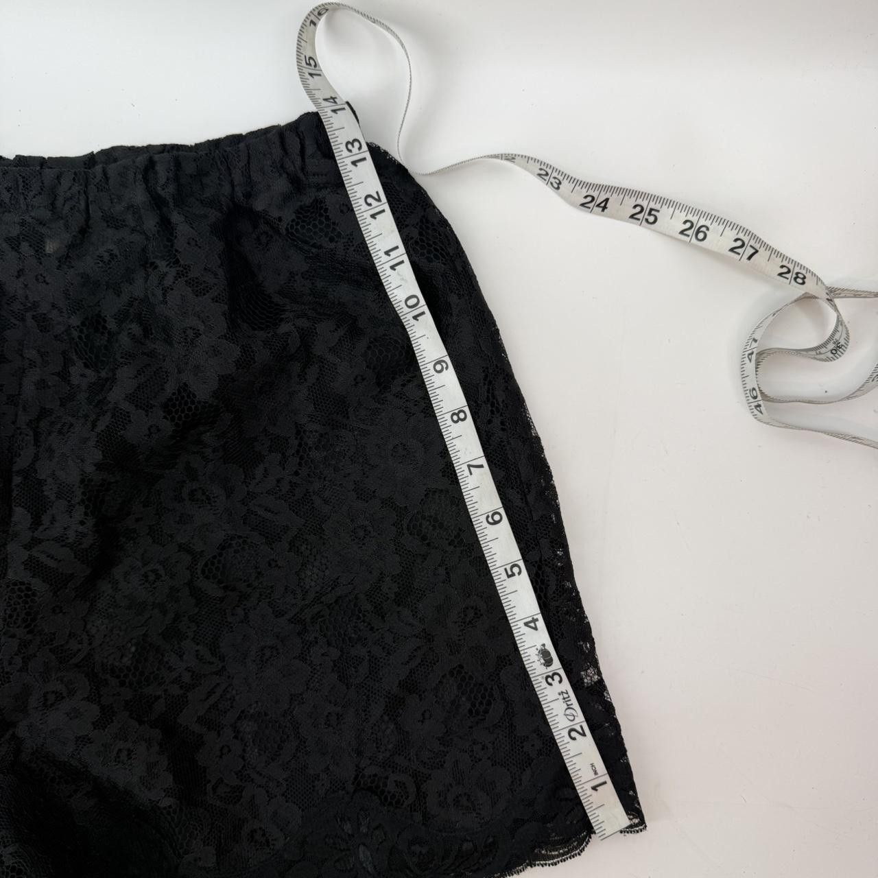 Victoria's Secret Vtg Victoria’s Secret Gold Label Black Lace Tap Shorts M Size 32" / US 10 / IT 46 - 5 Thumbnail