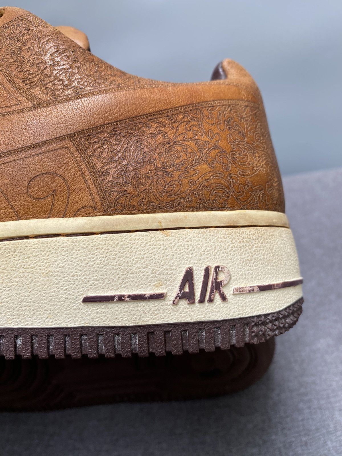 Nike Rare! 2003 Nike Air-Force 1 " Mark Smith" Size US 6 / EU 39 - 9 Thumbnail