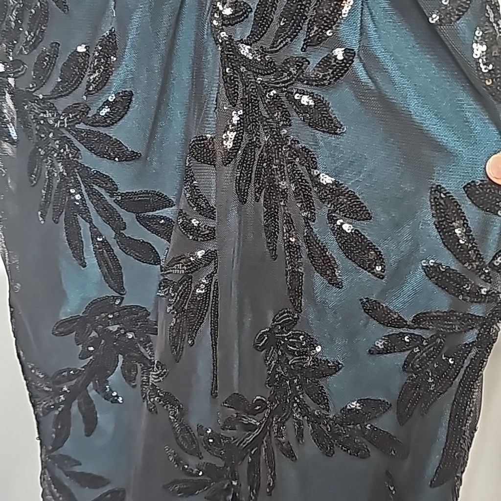 Alex Evenings NWOT Alex & Eve sequined halter midi sheath floral dress 10 Size M / US 6-8 / IT 42-44 - 10 Thumbnail