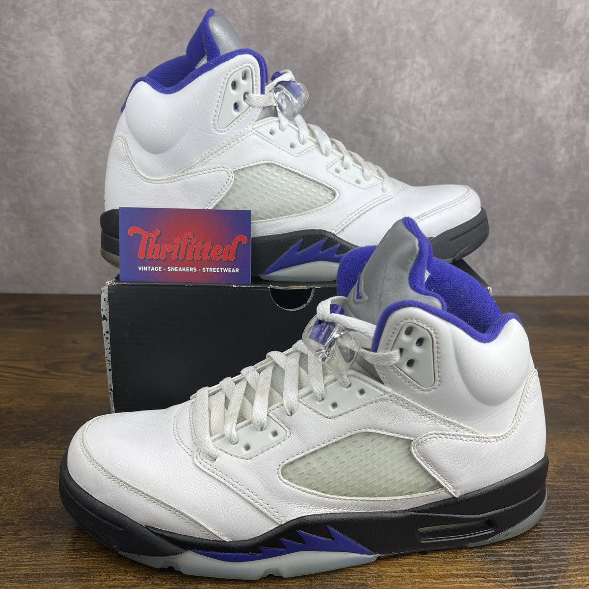 Jordan Brand Jordan 5 Dark Concord 2022 DD0587-141 White Purple Men’s OG Size US 10 / EU 43 - 1 Thumbnail