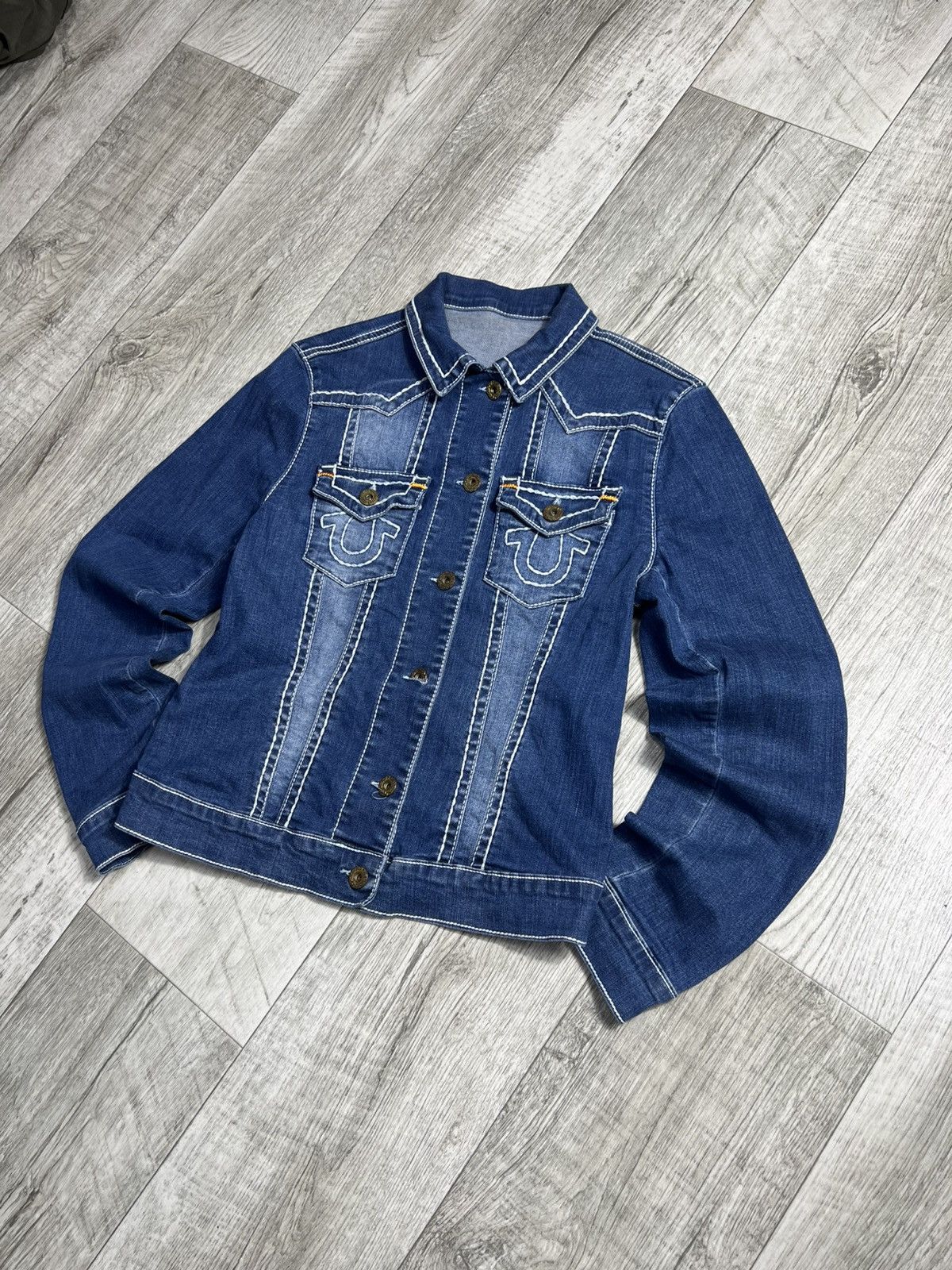 True Religion True Religion Faux fur Denim Jacket Y2k if six was nine LGB Size XL / US 12-14 / IT 48-50 - 3 Thumbnail