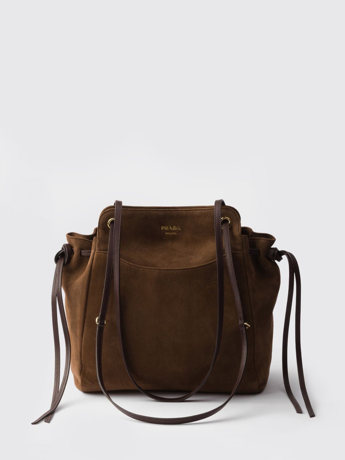 Prada Prada Shoulder Bag Woman Brown Size ONE SIZE - 1 Preview