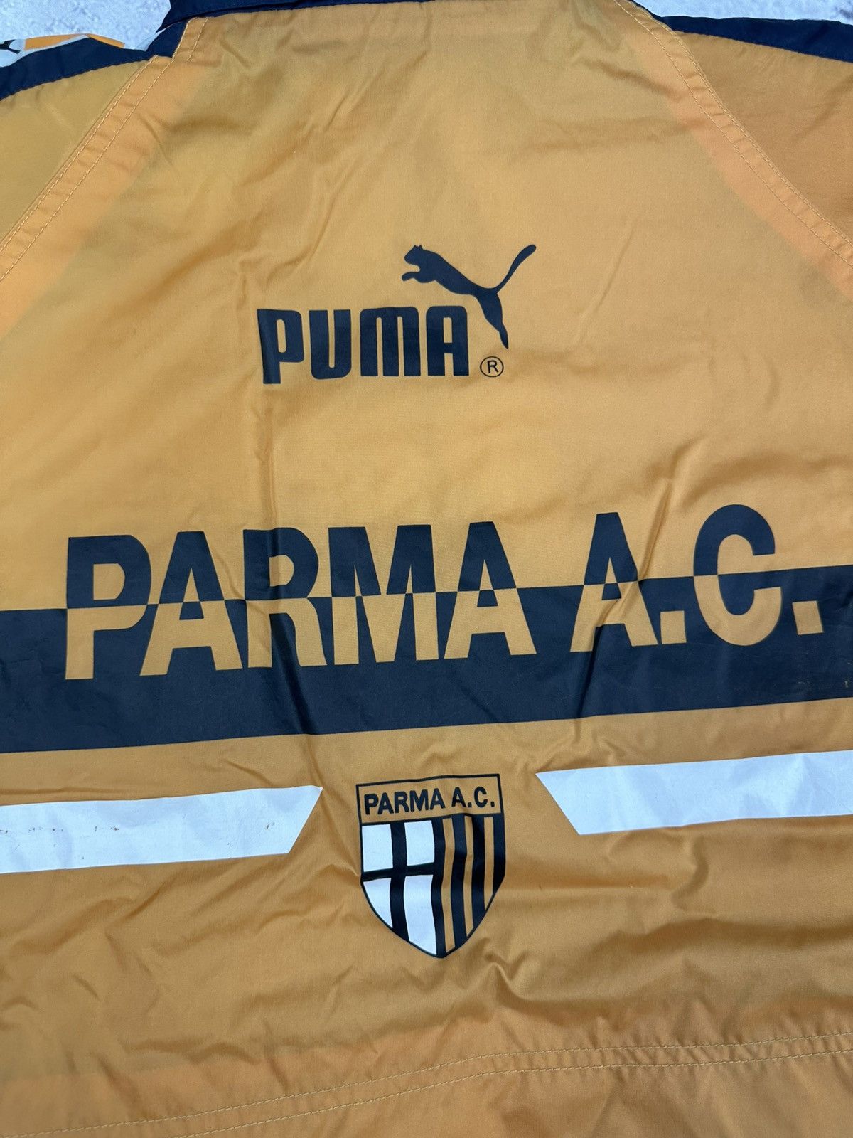 Vintage Vintage PARMA A.C football retro training winter jacket Size US XL / EU 56 / 4 - 9 Thumbnail