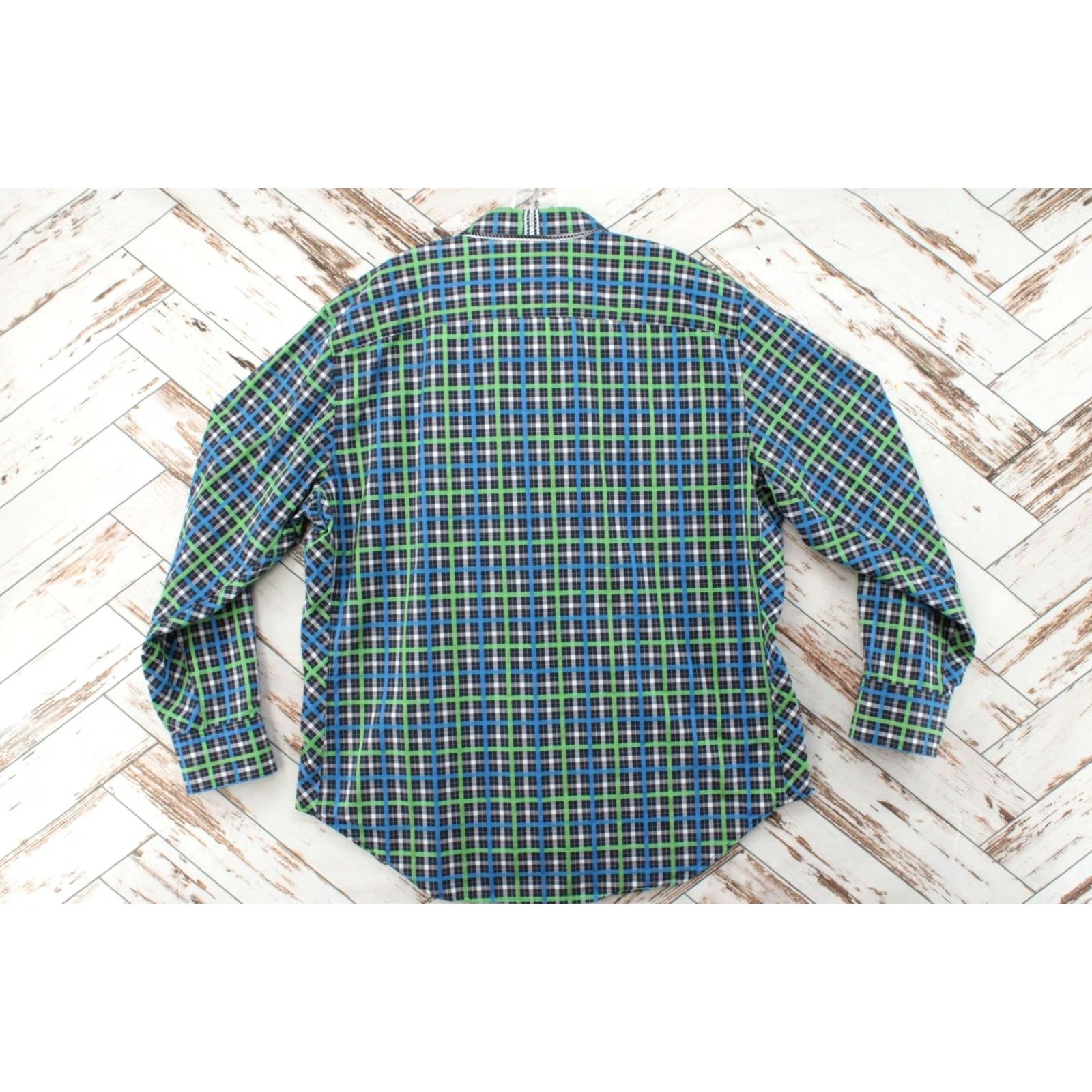 Robert Graham Robert Graham X Shirt Mens 3XL Check Multicolor Flip Cuff Statement Preppy Shirt Size US XXL / EU 58 / 5 - 5 Thumbnail