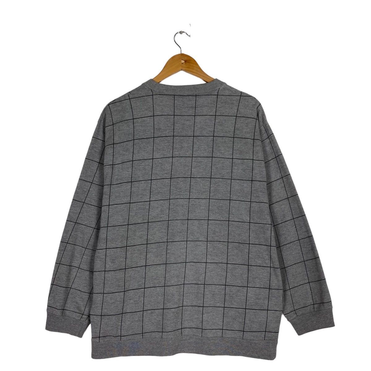 Japanese Brand DISC TARTAN DESIGN CREWNECK SWEATSHIRT Size US L / EU 52-54 / 3 - 9 Thumbnail