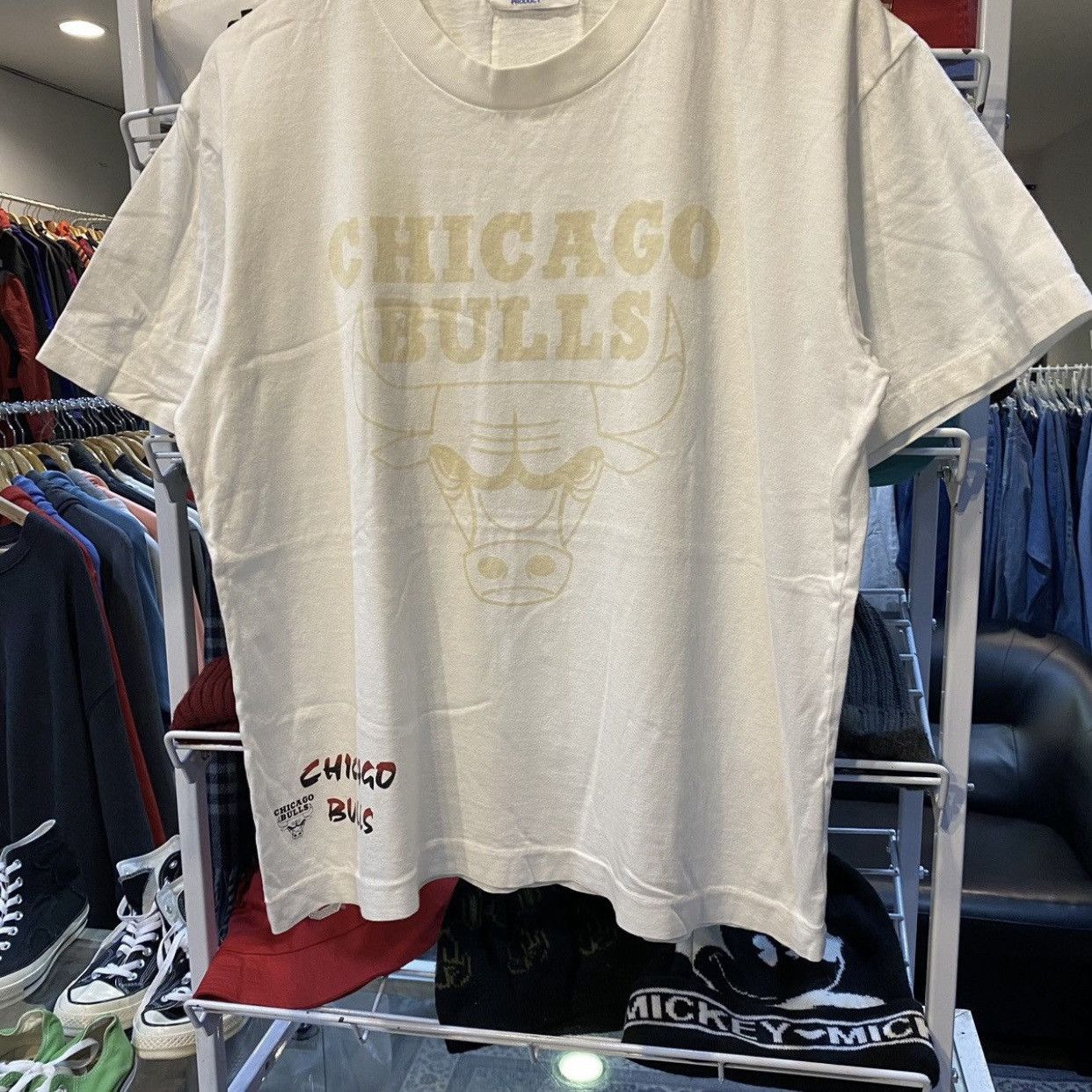 NBA Vintage 90s NBA Chicago Bulls T-Shirt Size US L / EU 52-54 / 3 - 4 Thumbnail