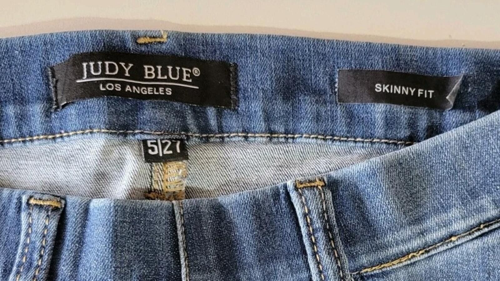 Other Judy Blue Jeans Women’s Size 5/27 Skinny Distressed Denim Size 27" / US 4 / IT 40 - 4 Thumbnail