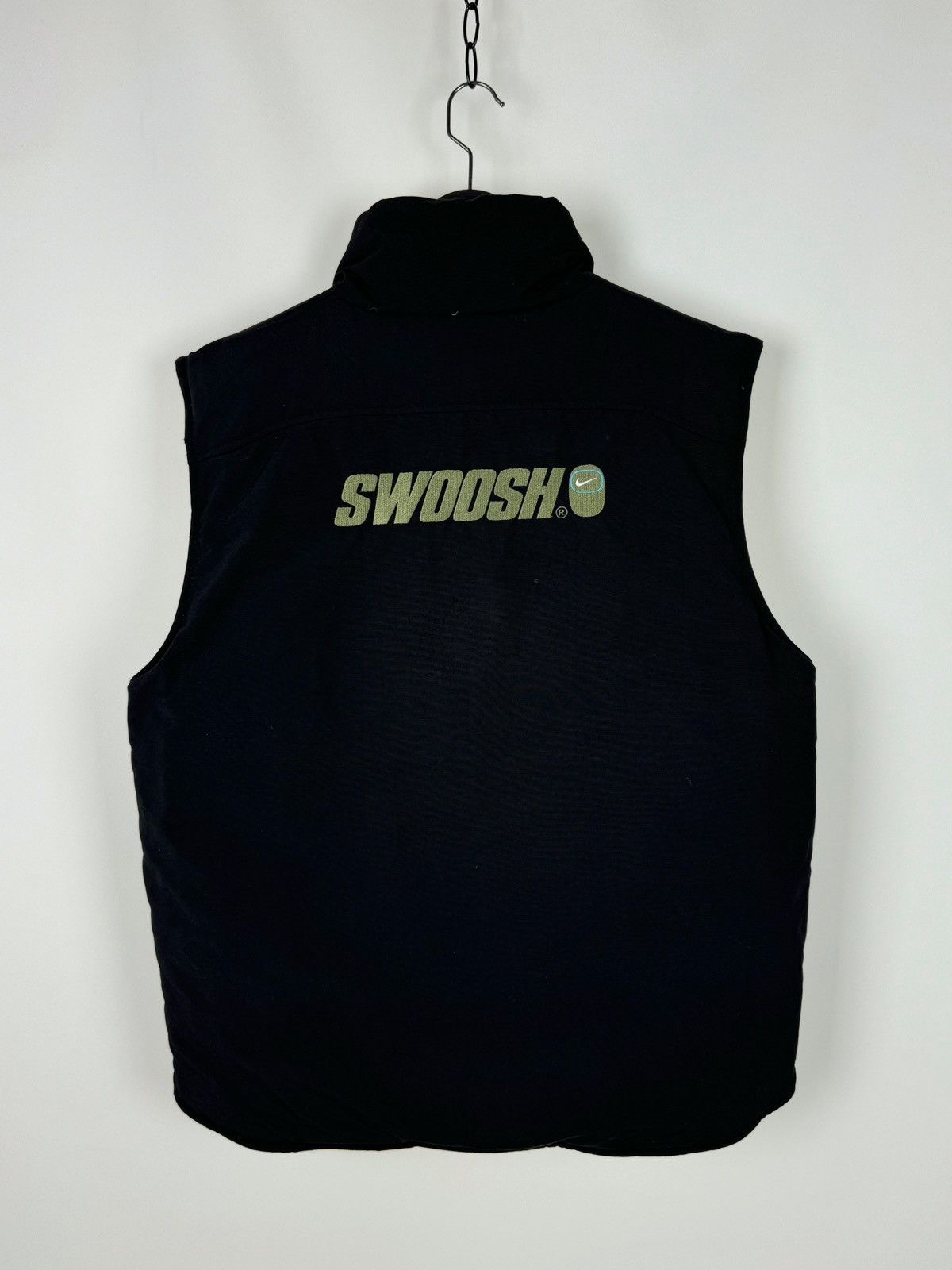 Vintage Y2K Vintage Nike Swoosh Reversible Down Vest Size US L / EU 52-54 / 3 - 11 Thumbnail