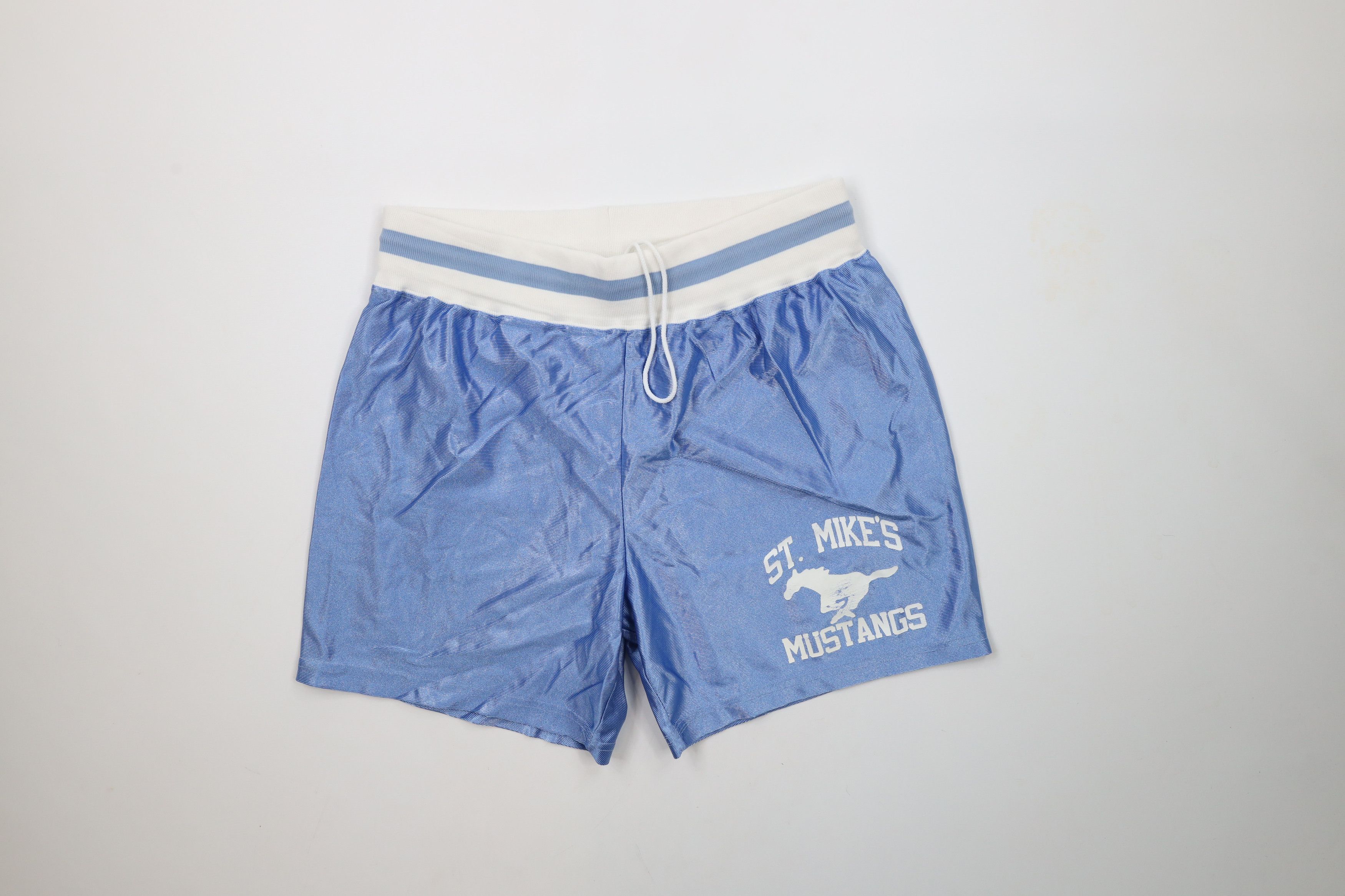 Vintage Vintage 70s 80s Mustangs Above Knee Basketball Shorts USA Grailed