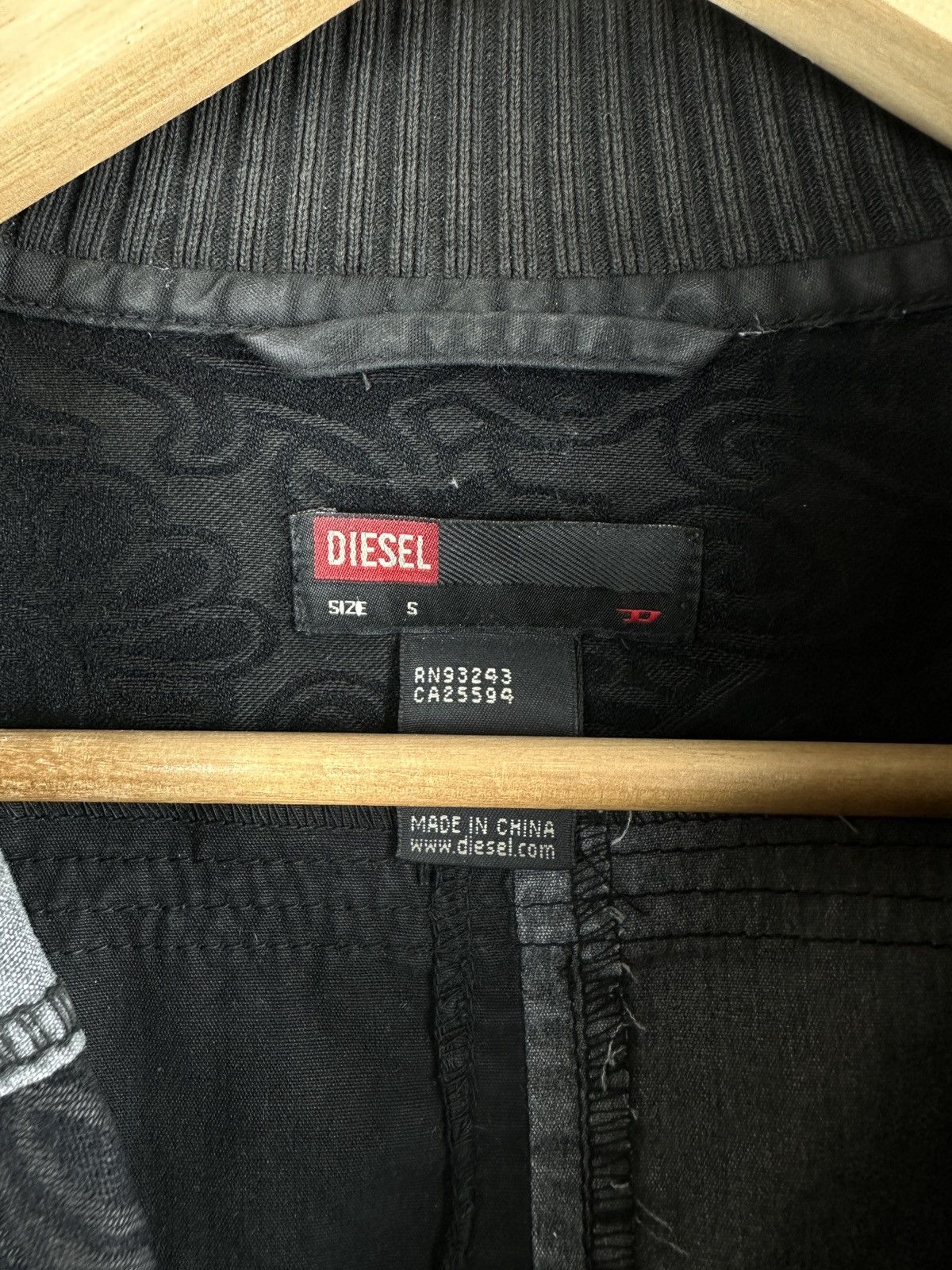 Diesel × Vintage Vintage 2000s Diesel y2k patchwork blazer geometry jacket Size S / US 4 / IT 40 - 4 Thumbnail