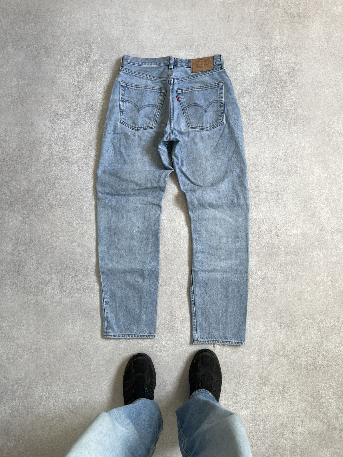 Levi's Vintage Levis 507 Classic Straight Light Blue Washed Jeans Size US 30 / EU 46 - 2 Thumbnail