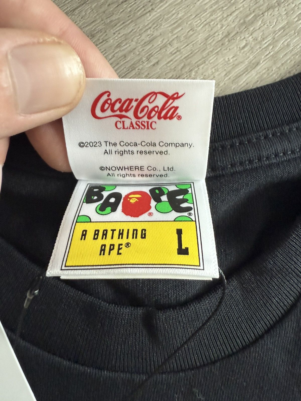 Bape Bape x Coca Cola ape head tee Size US L / EU 52-54 / 3 - 8 Thumbnail
