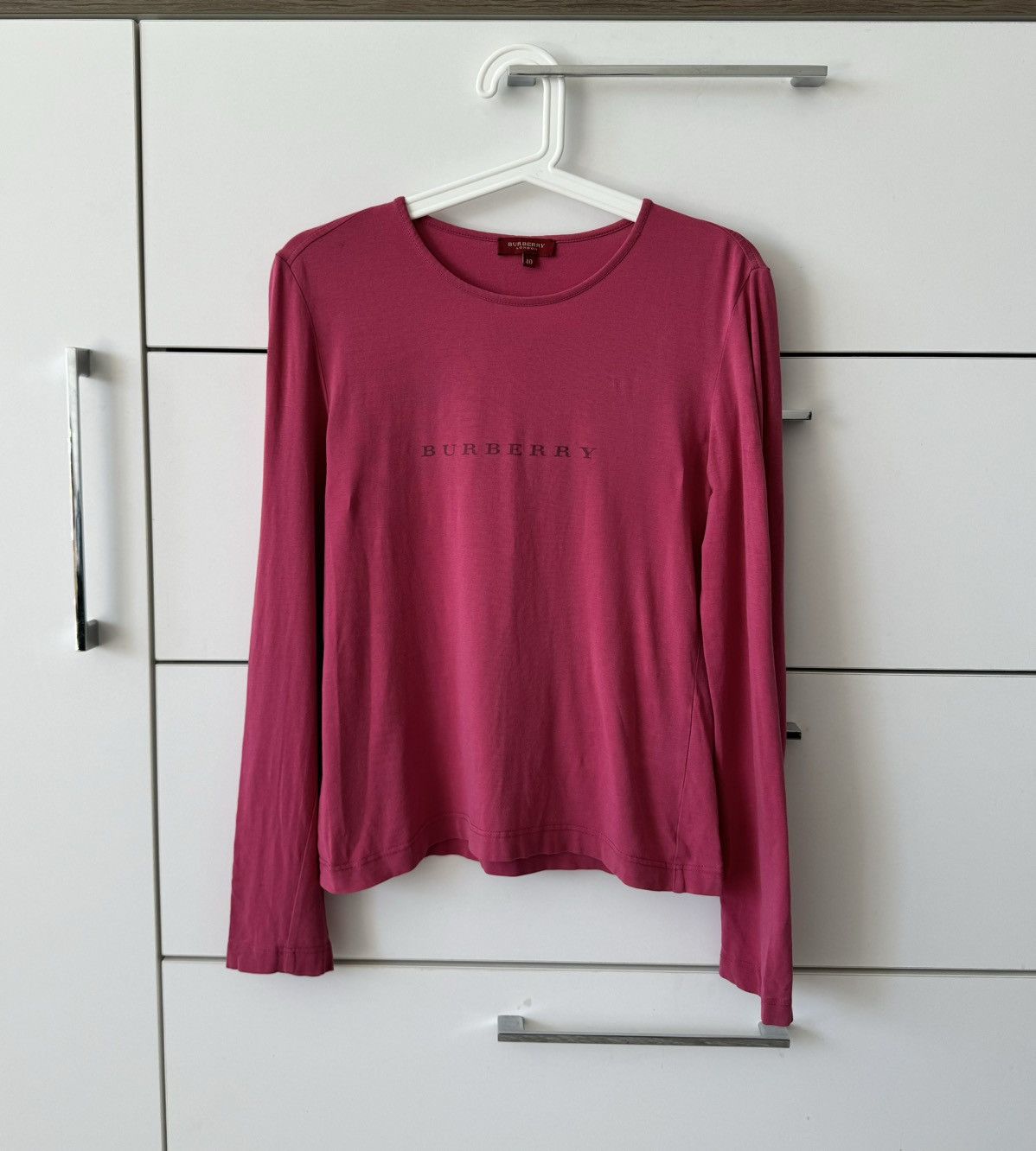 Burberry Burberry Vintage Logo Longsleeve Size S / US 4 / IT 40 - 1 Thumbnail