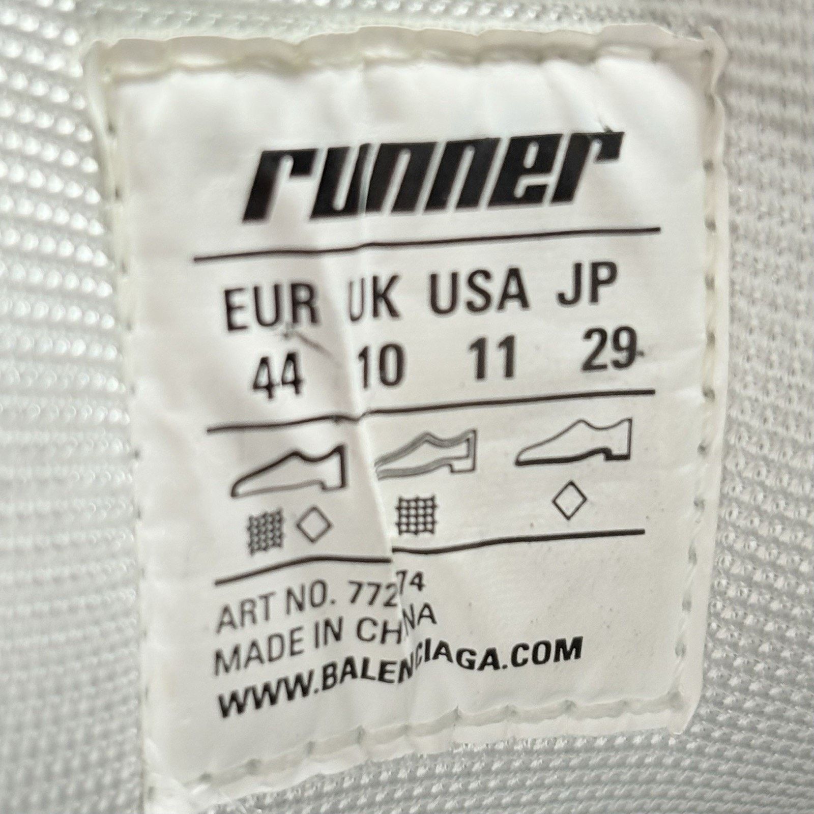 Balenciaga Balenciaga Runner ' Gradient White ' | SUPER CLEAN! Size US 11 / EU 44 - 14 Thumbnail
