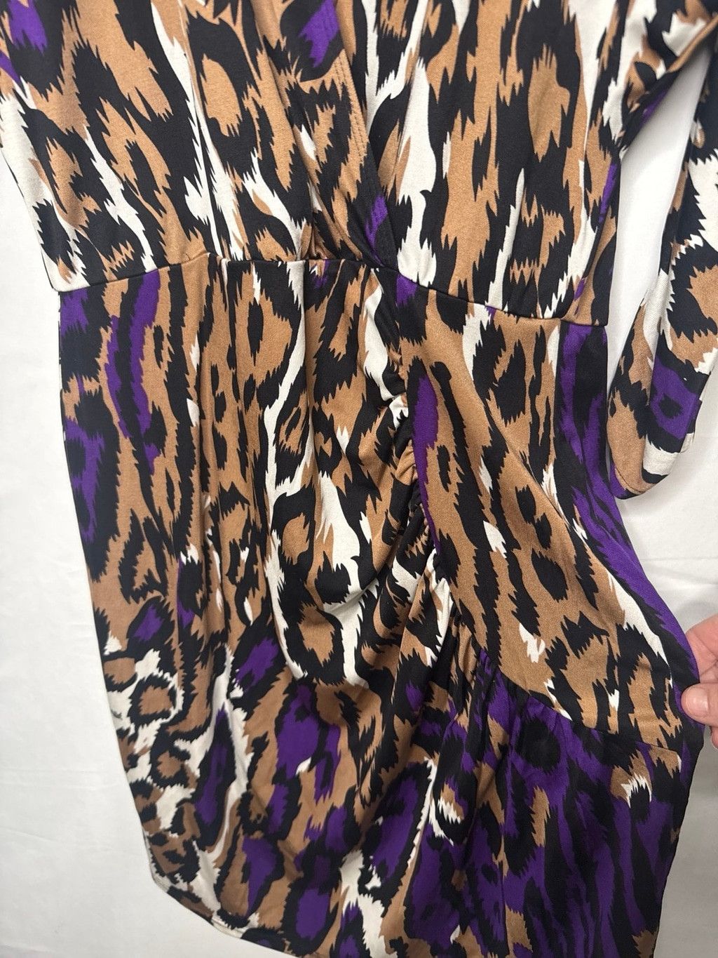 Other Hale Bob 100% SILK animal print v-neck chest dress sz Small Size S / US 4 / IT 40 - 5 Thumbnail