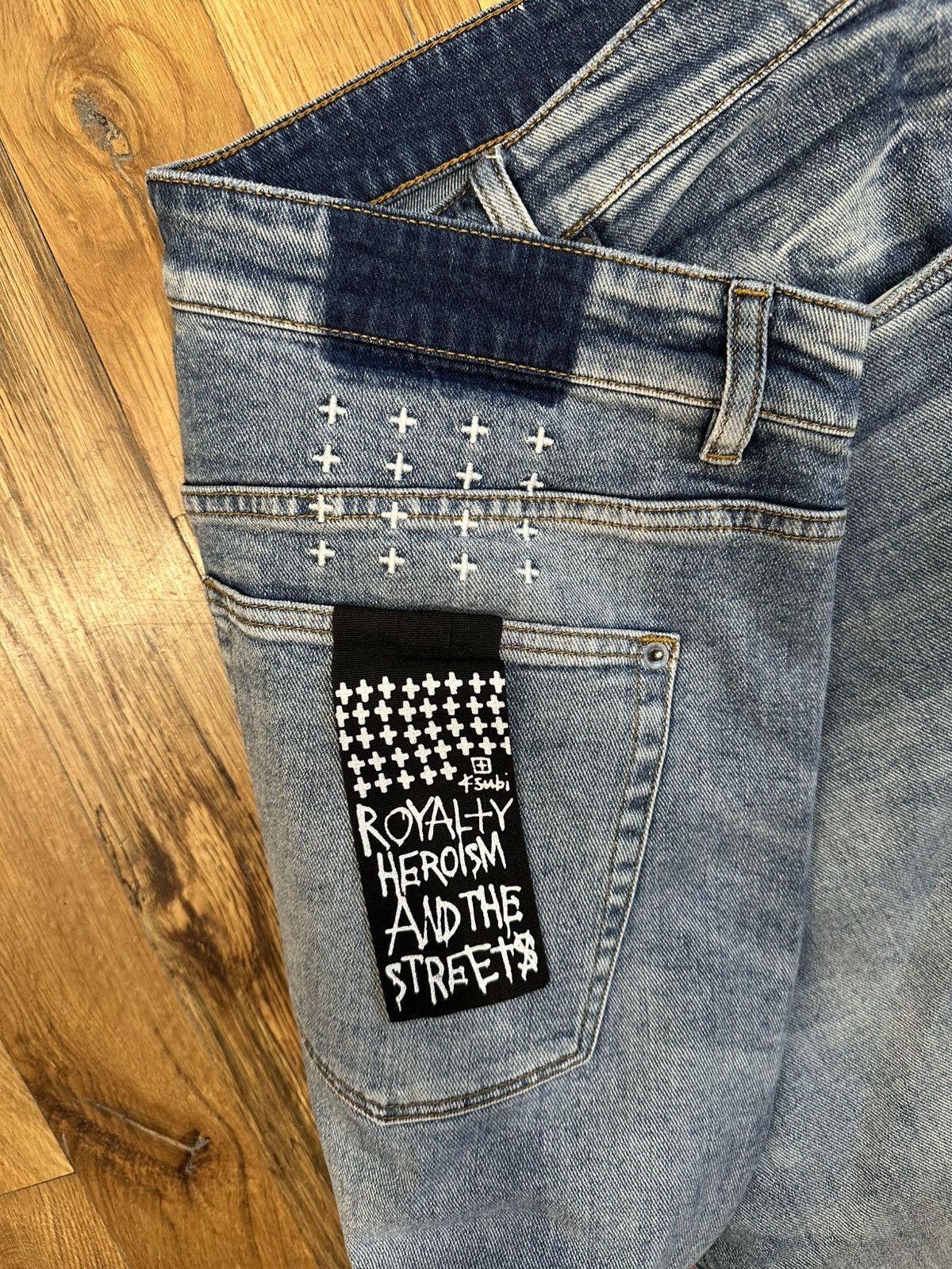 Ksubi Ksubi Plain Blue Denim Jeans Sz 40 Size US 40 / EU 56 - 4 Thumbnail