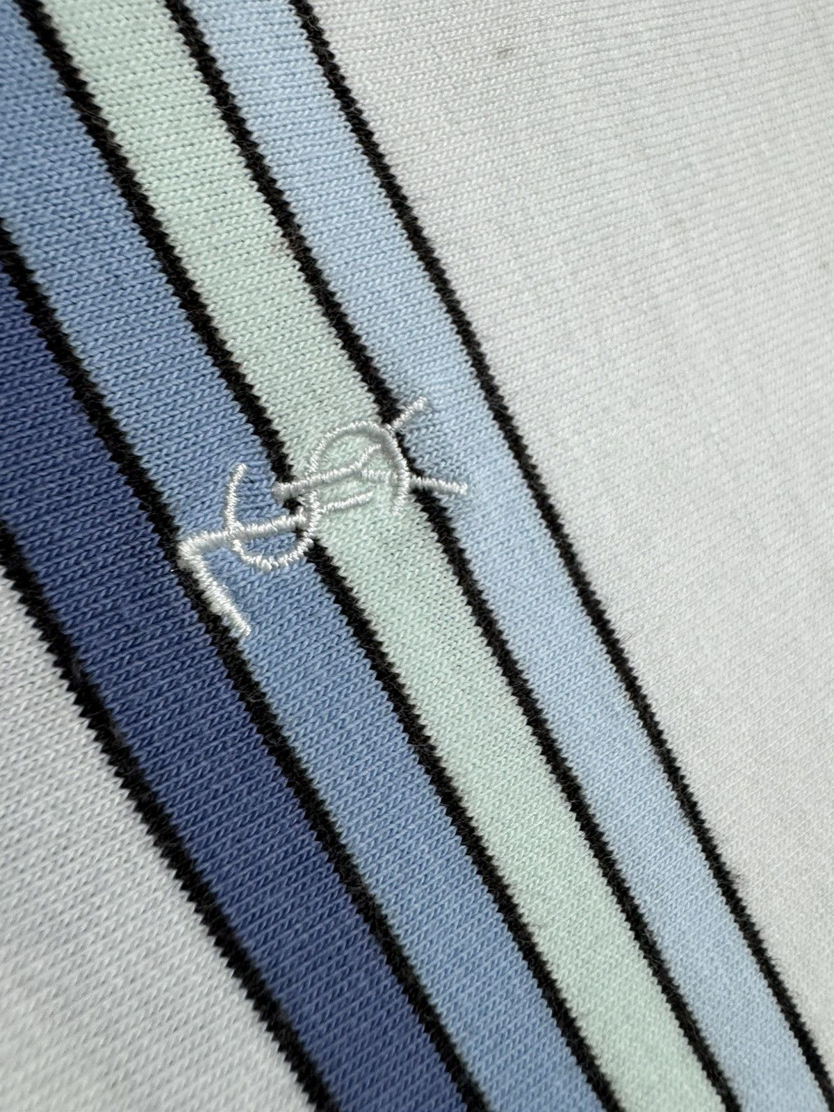 Yves Saint Laurent Yves Saint Laurent YSL Striped Luxury Polo T Shirt Size US L / EU 52-54 / 3 - 5 Thumbnail