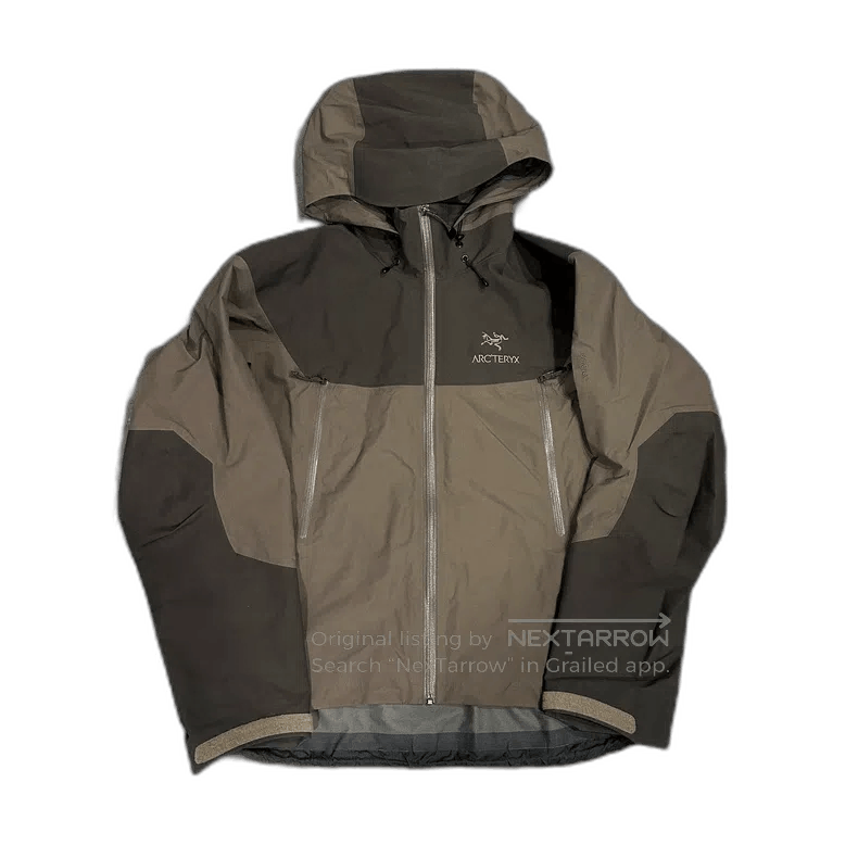 Arc'teryx ARC'TERYX 2008 BETA AR JACKET XL TWO TONE BROWN VINTAGE