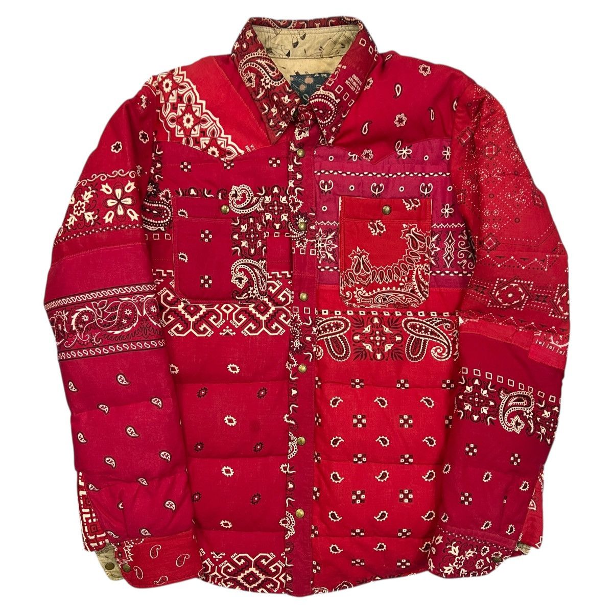 Visvim Visvim 2018AW ICT Kerchief Kofu paisley Pattern Down Jacket Size US L / EU 52-54 / 3 - 1 Thumbnail