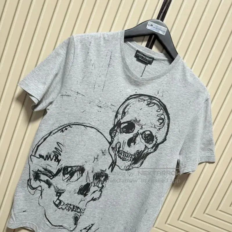 Alexander McQueen Alexander McQueen Men's Logo Skull T-Shirt . Size US S / EU 44-46 / 1 - 7 Thumbnail