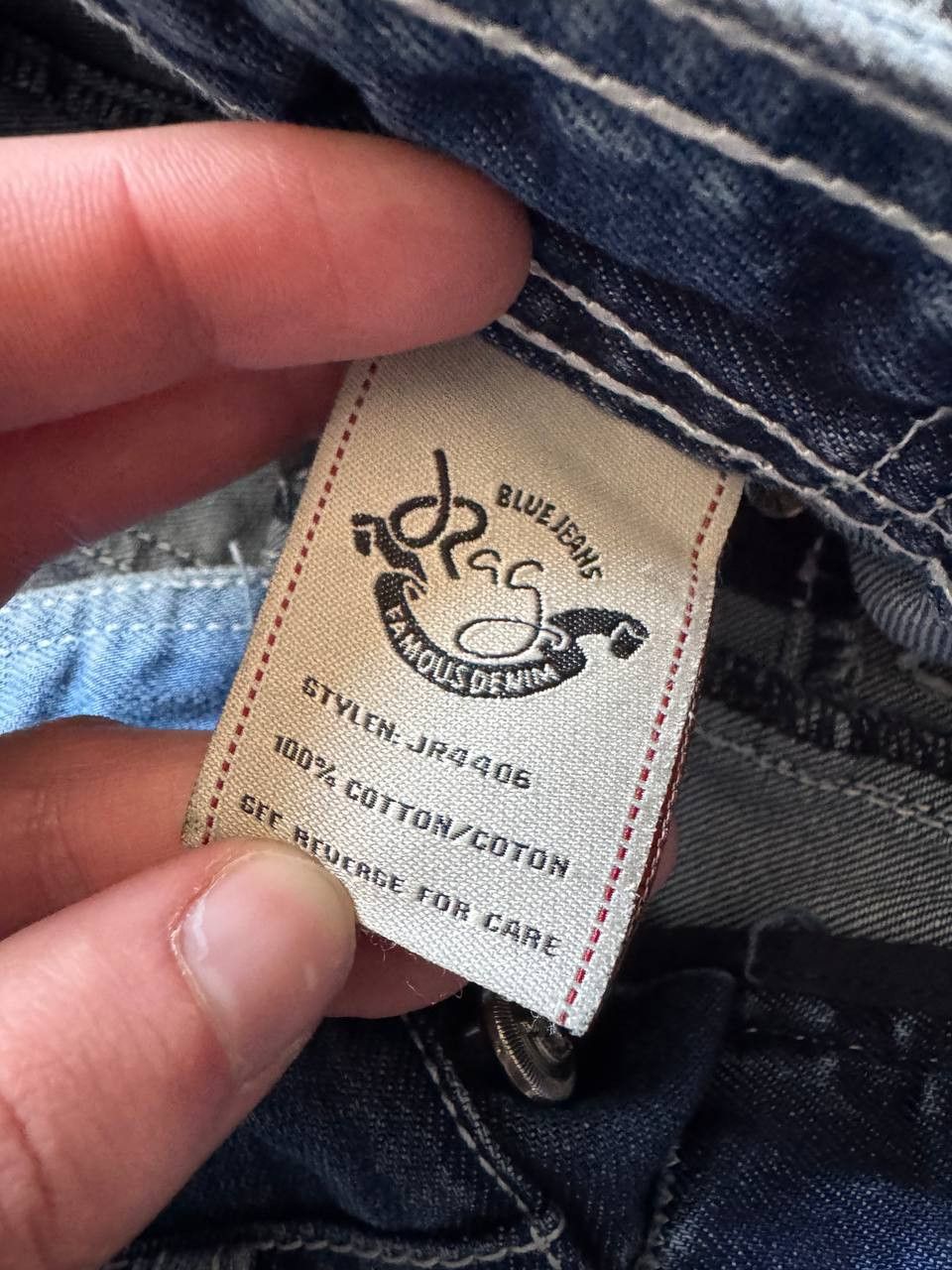 Japanese Brand JapRag By Okusama zaniki cargo denim pant trouser Jean Japan Size US 34 / EU 50 - 10 Thumbnail