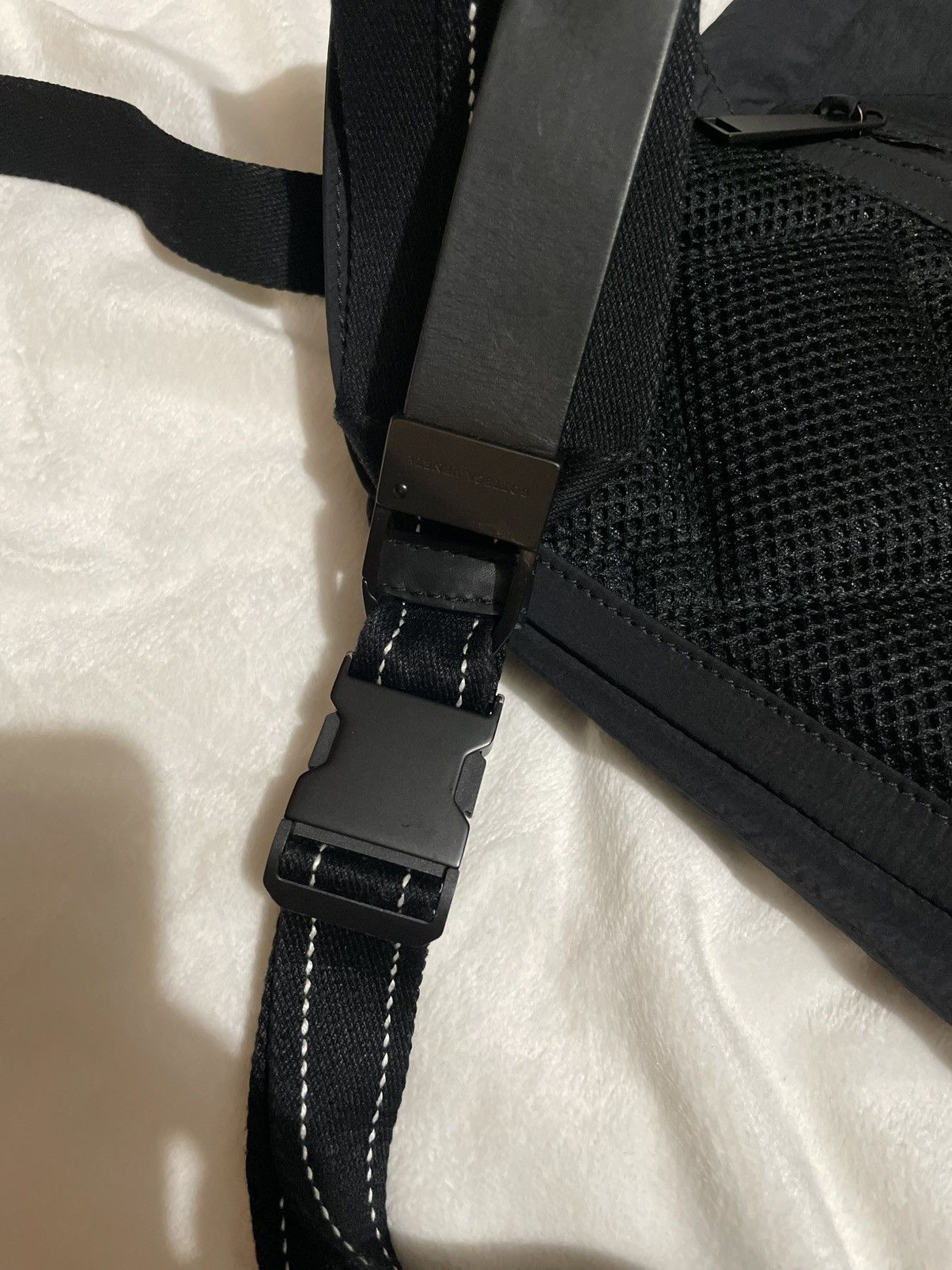 Bottega Veneta Bottega Veneta Black/ Blue Nylon Belt Bag Size ONE SIZE - 5 Thumbnail