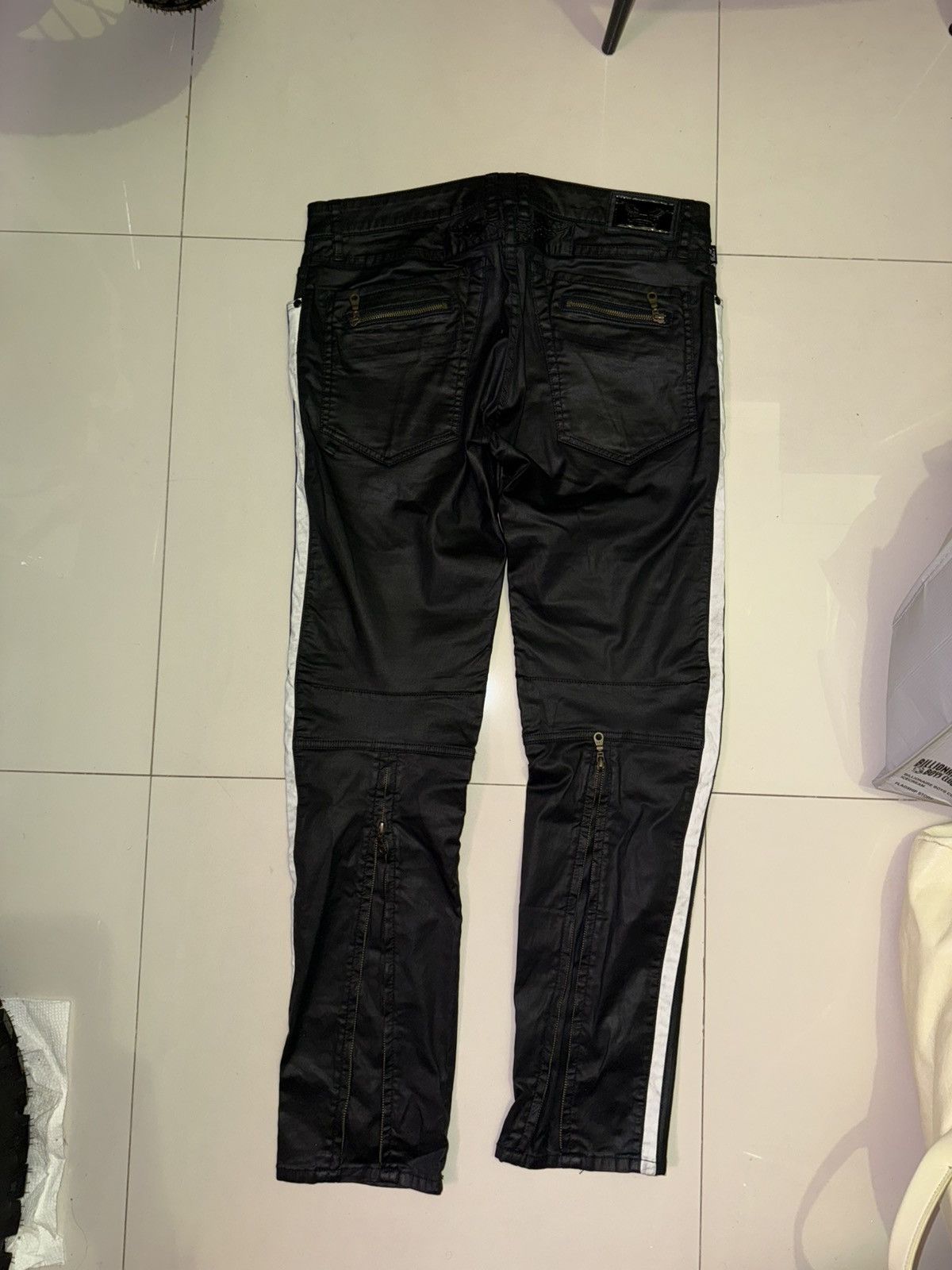 Robins Jeans Robins Jean Biker Denim Size US 32 / EU 48 - 5 Thumbnail