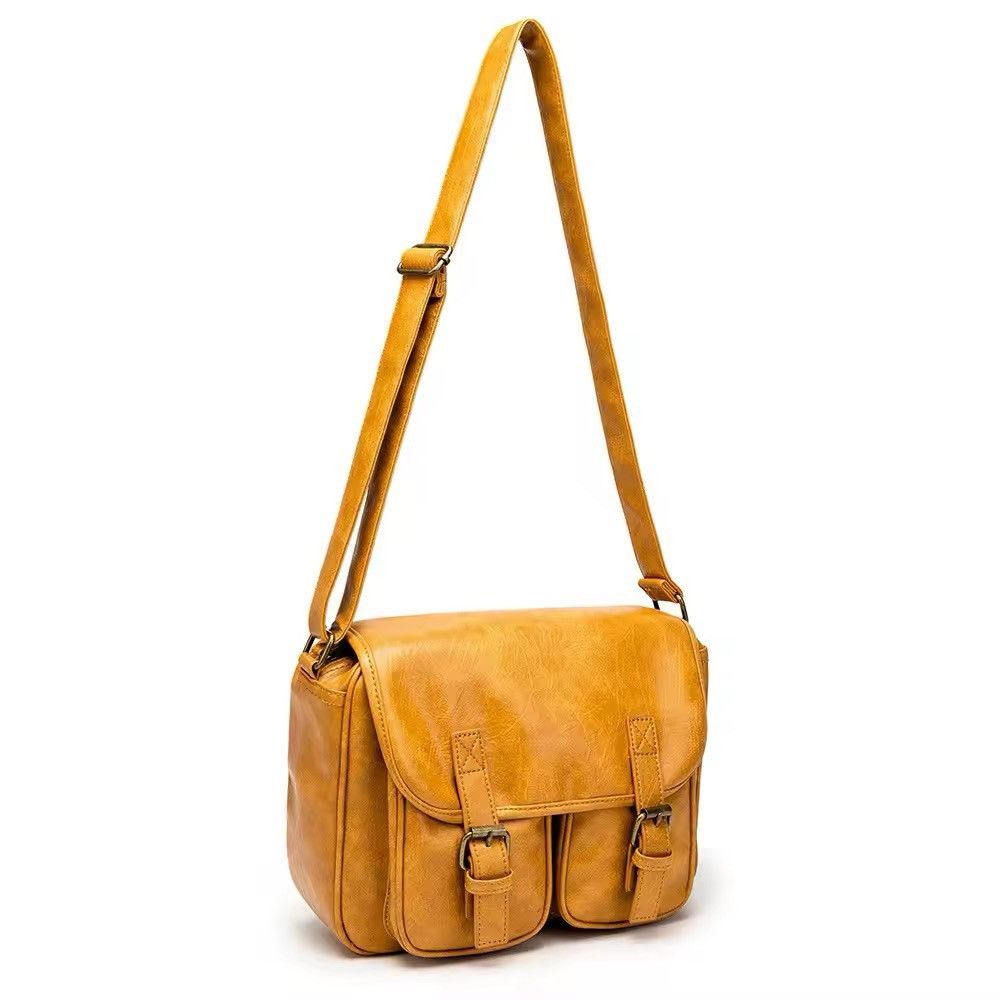 Leather Leather Messenger Bag Size ONE SIZE - 3 Thumbnail