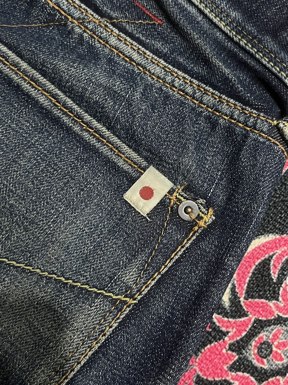 Japanese Brand ⚡️Insane⚡️Vintage Japanese DeeTA Heavy Whisker Selvedge Jeans Size US 30 / EU 46 - 11 Thumbnail
