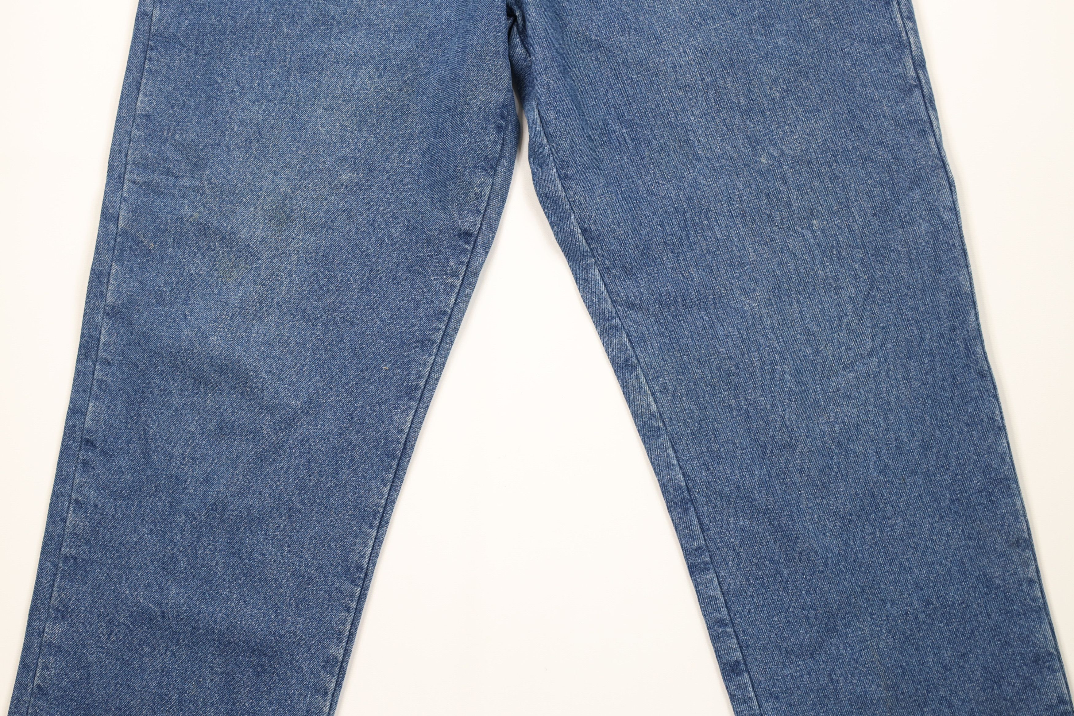 L.L. Bean Vintage LL Bean Natural Fit Flannel Lined Denim Jeans Blue Size US 37 - 4 Thumbnail