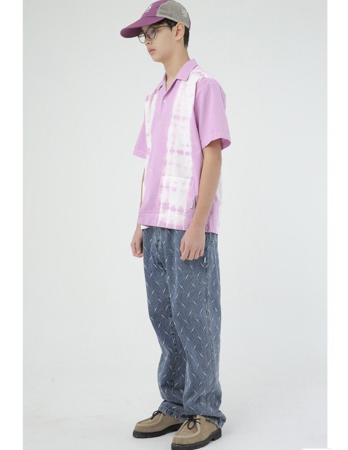 Designer × Uniform Bridge YESEYESEE Net Denim Pant Blue Size US 35 - 10 Thumbnail