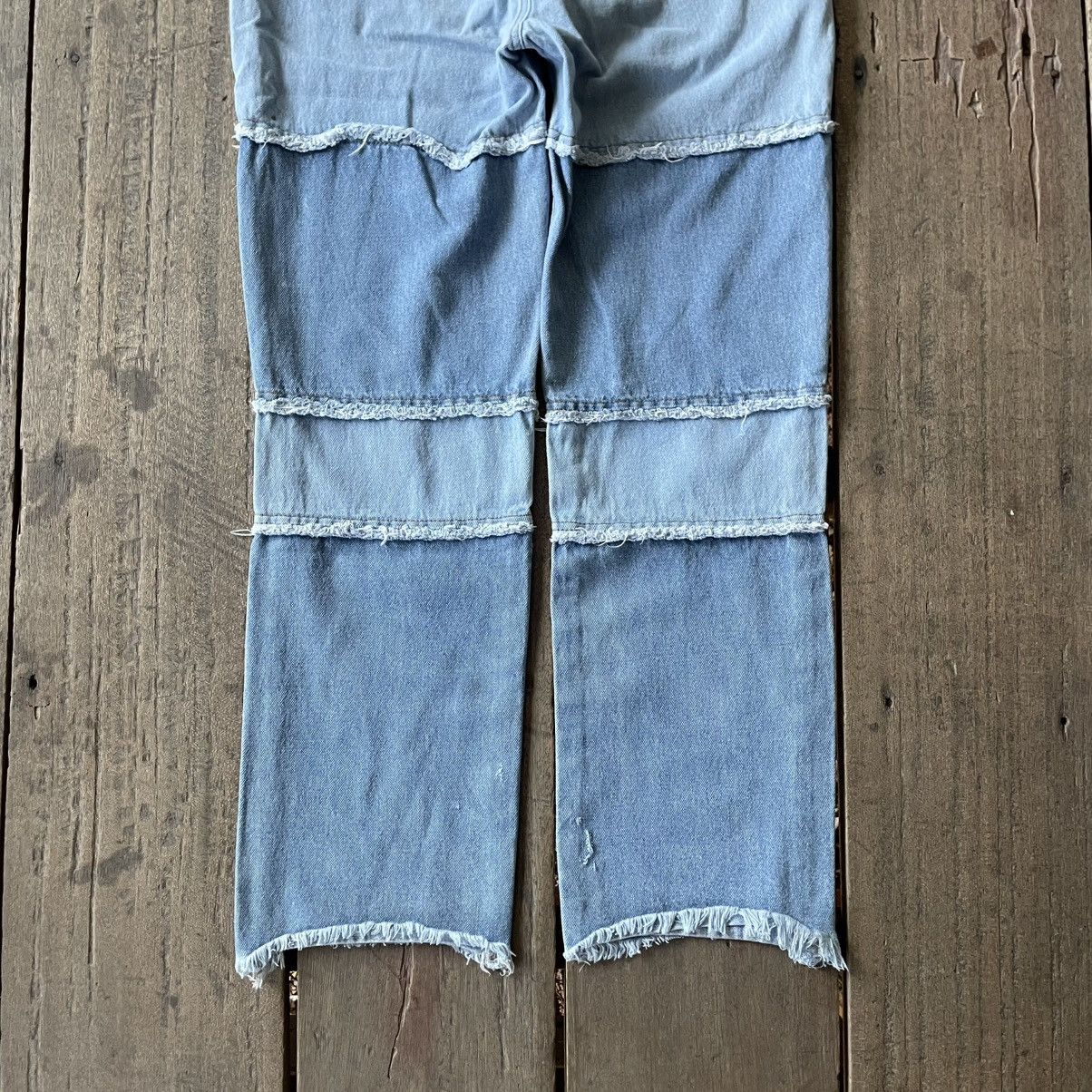 Japanese Brand 🔥🇯🇵Rare Unbrand Hagi Stylish Distress Women Denim Jeans Size 28" / US 6 / IT 42 - 6 Thumbnail